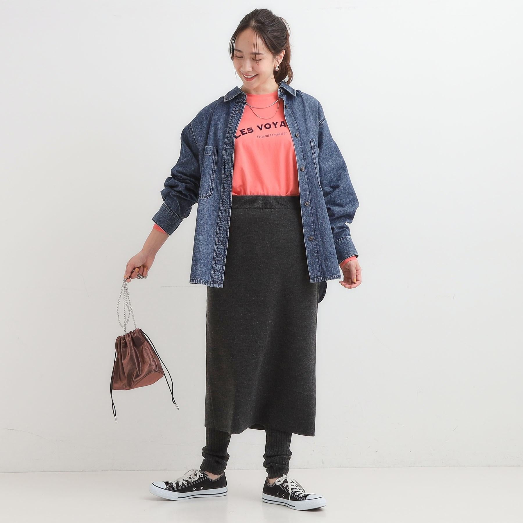 キューティーブロンド Cutie Blonde デニムBIGポケットシャツ （ネイビー(094)） ネイビー(094)