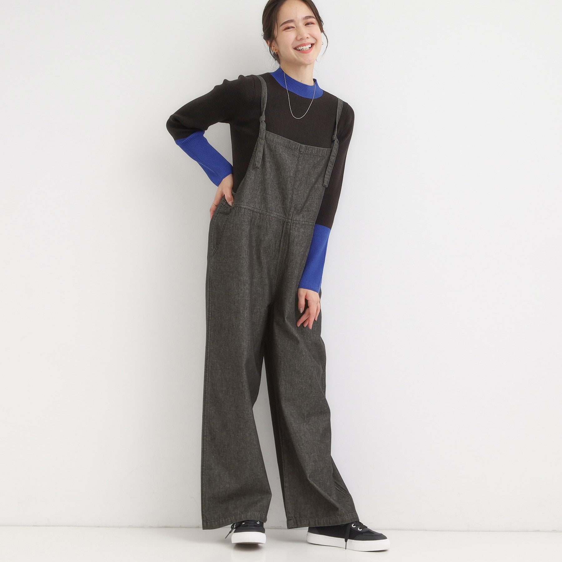 キューティーブロンド Cutie Blonde デニムサロペット （ブラック(019)） ブラック(019)