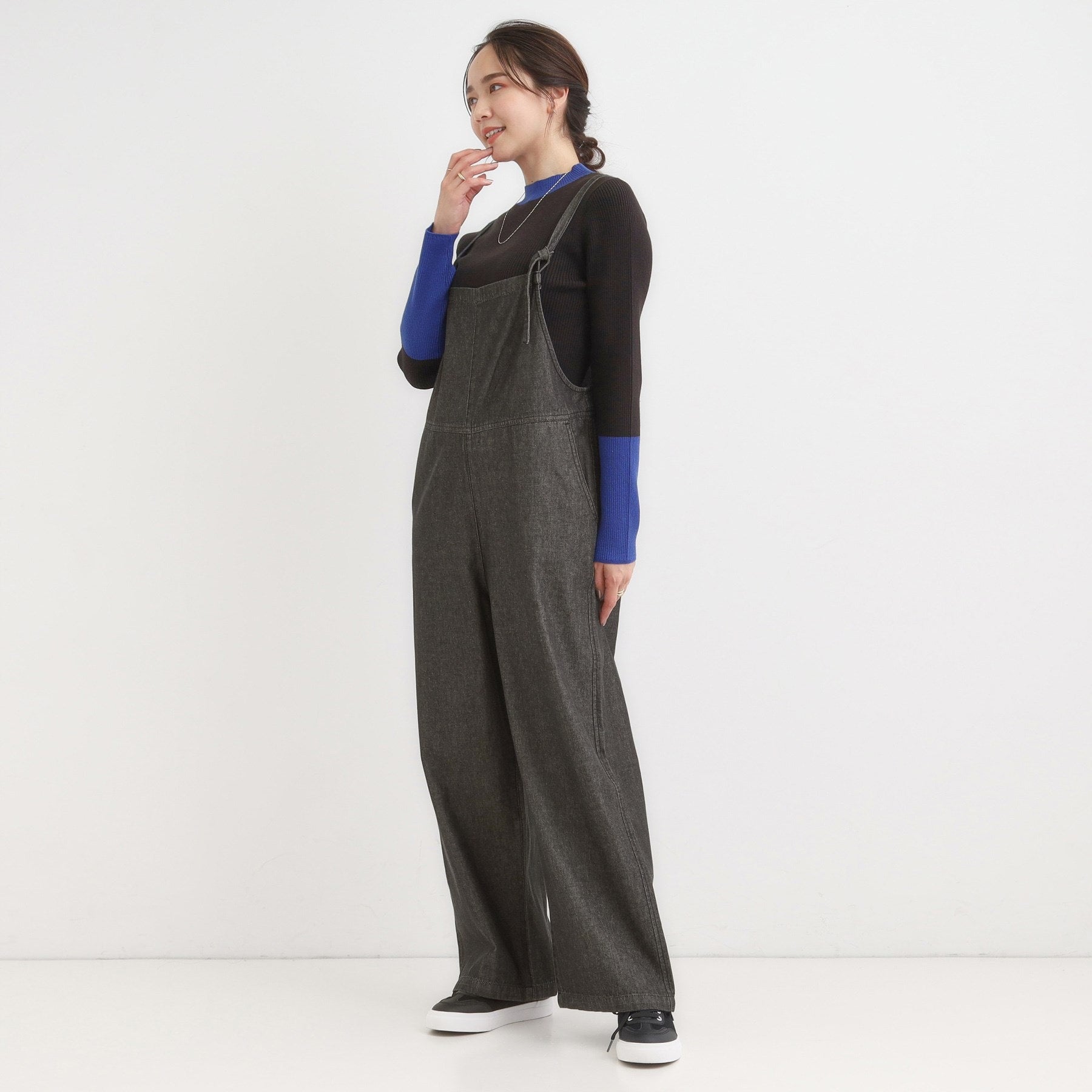 キューティーブロンド Cutie Blonde デニムサロペット （ブラック(019)） ブラック(019)