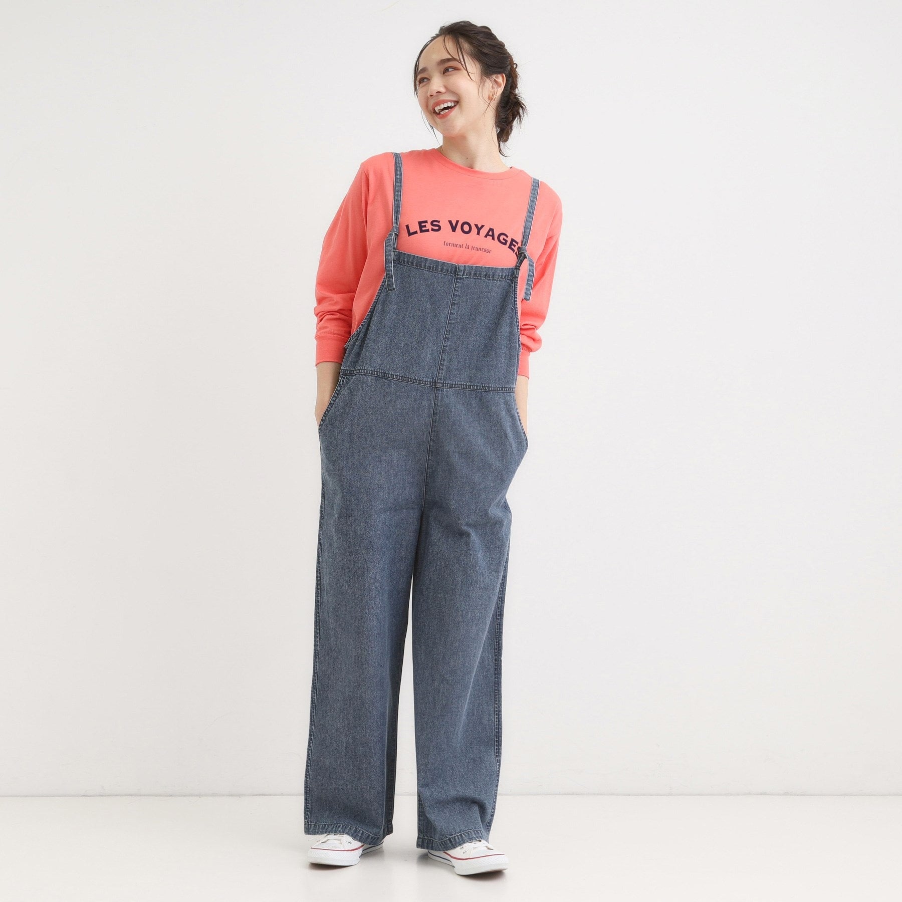 キューティーブロンド Cutie Blonde デニムサロペット （ブラック(019)） ブラック(019)