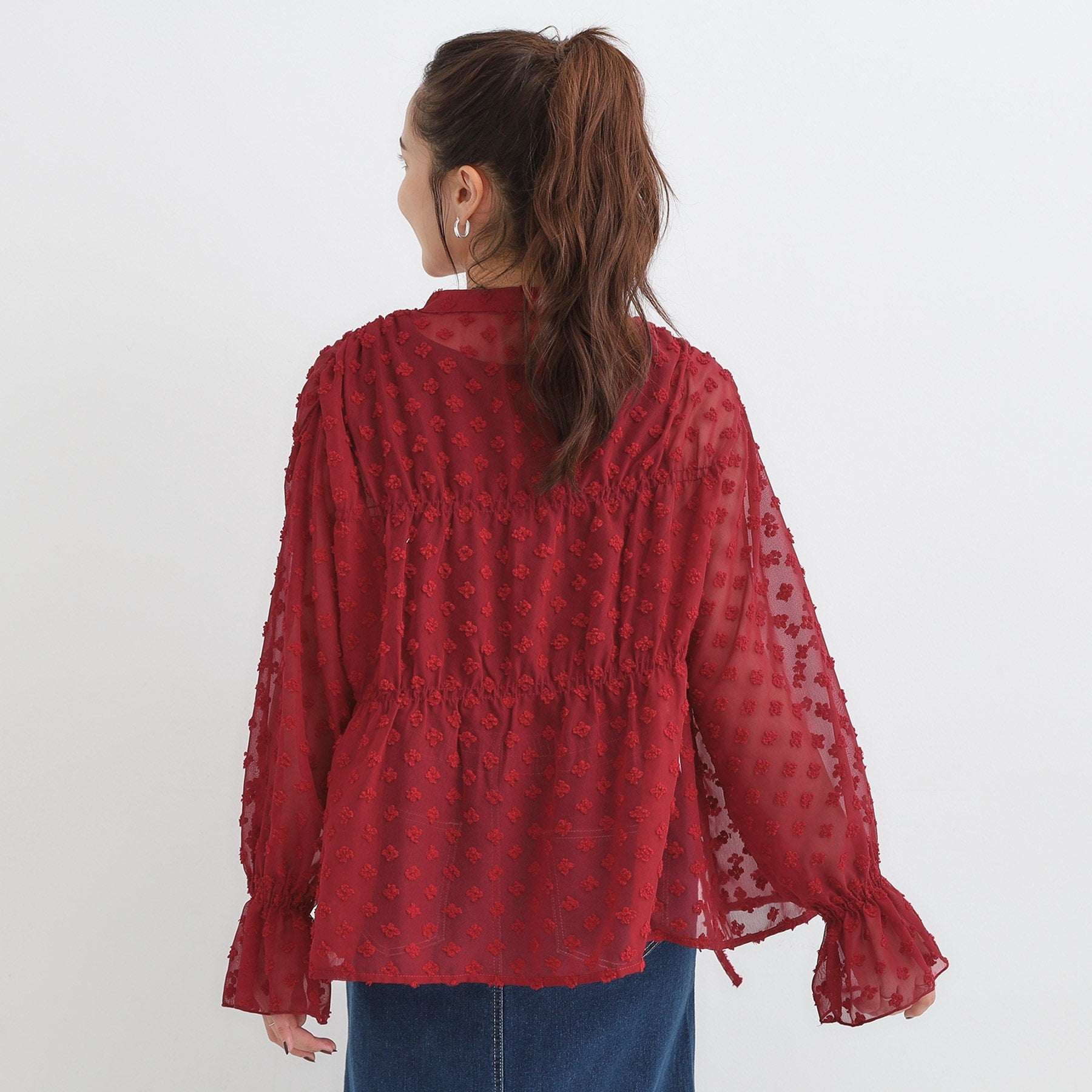 キューティーブロンド Cutie Blonde シアードビーシャーリングブラウス （オフホワイト(003)） オフホワイト(003)