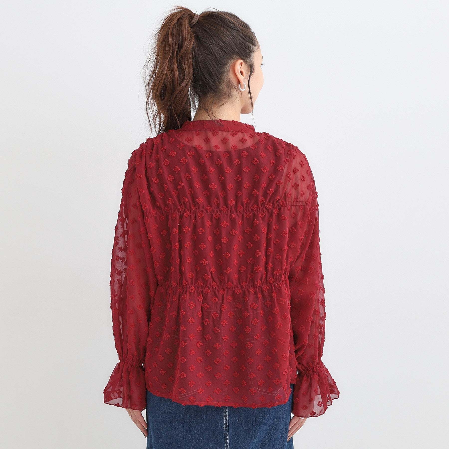 キューティーブロンド Cutie Blonde シアードビーシャーリングブラウス （オフホワイト(003)） オフホワイト(003)