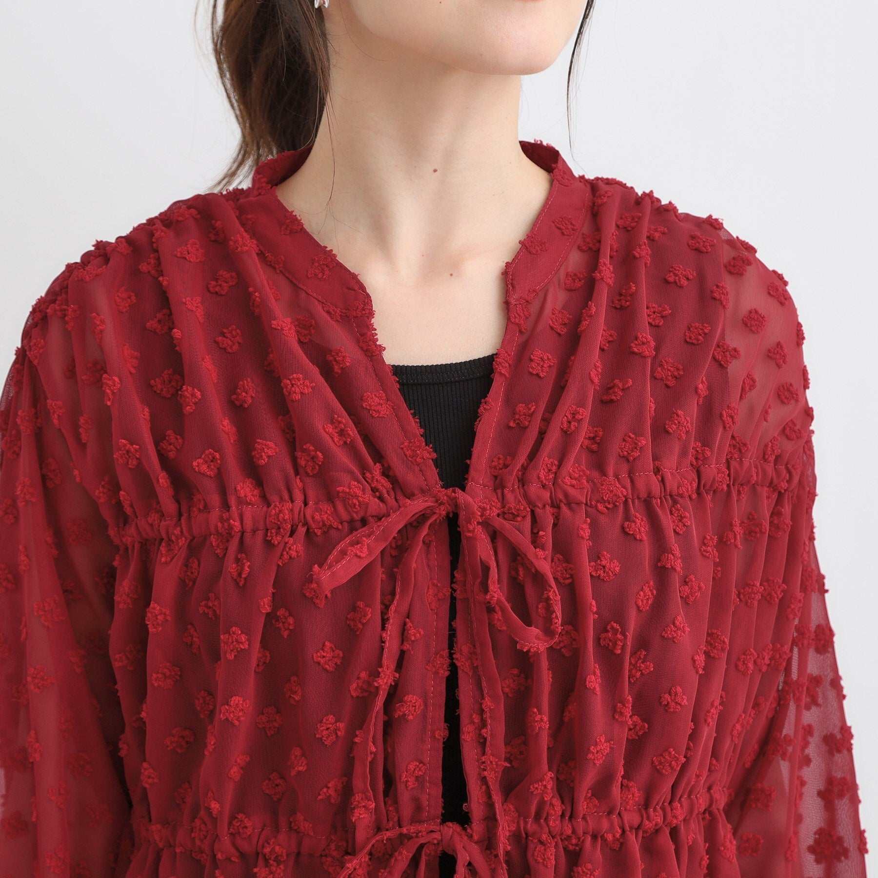 キューティーブロンド Cutie Blonde シアードビーシャーリングブラウス （オフホワイト(003)） オフホワイト(003)