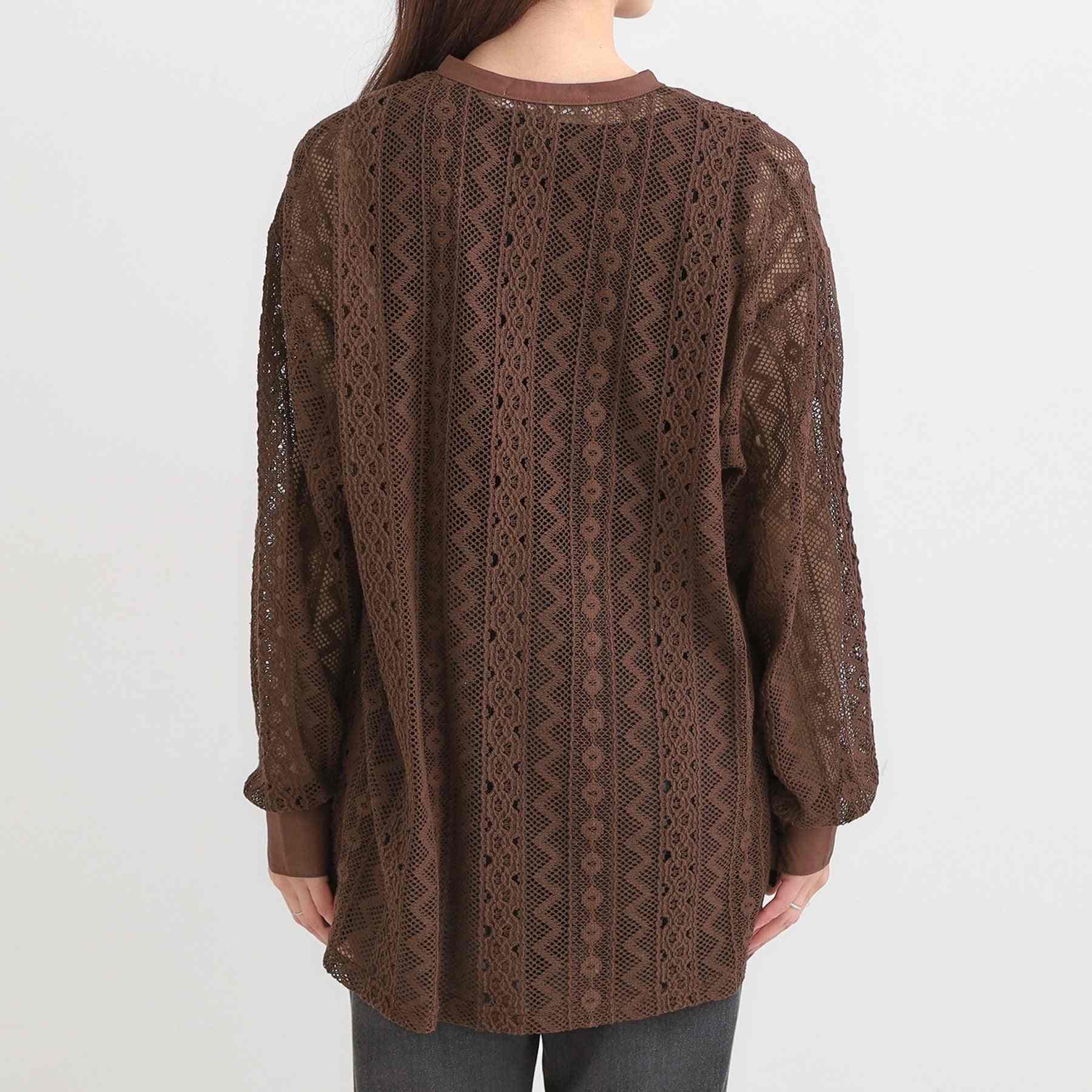 キューティーブロンド Cutie Blonde 【セットアップ可】クラフトレースバンドカラーシャツ （ブラック(019)） ブラック(019)