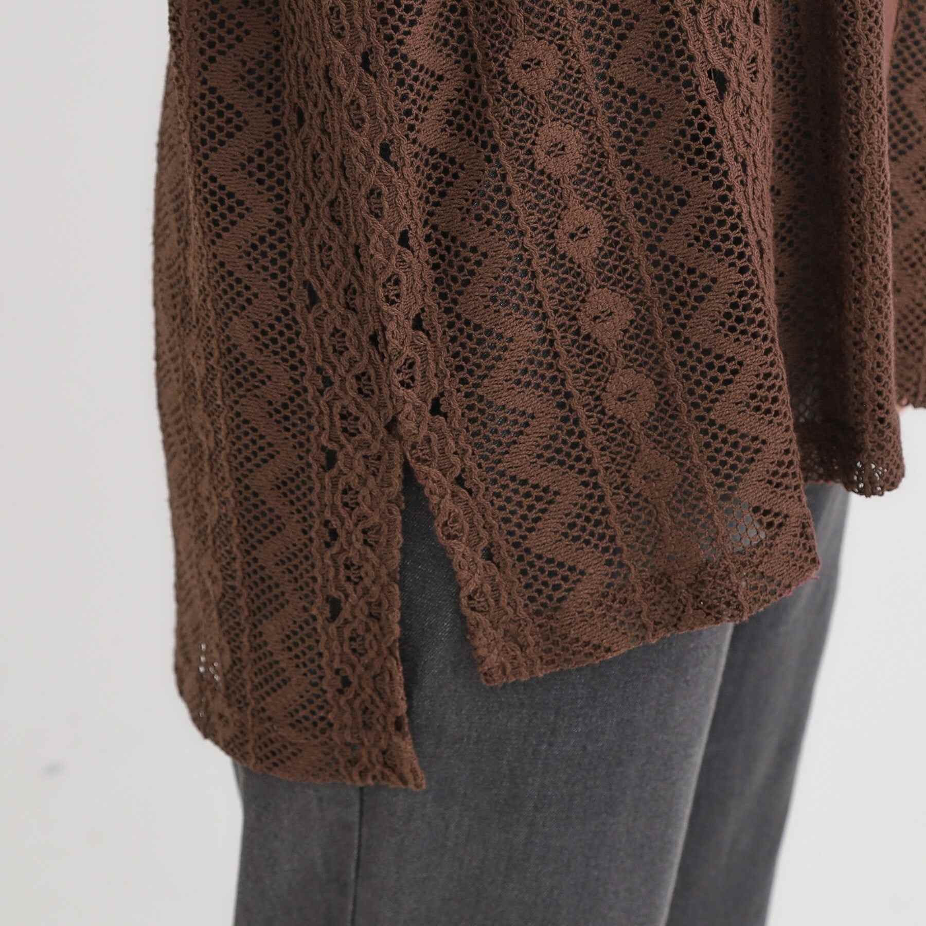 キューティーブロンド Cutie Blonde 【セットアップ可】クラフトレースバンドカラーシャツ （ブラック(019)） ブラック(019)