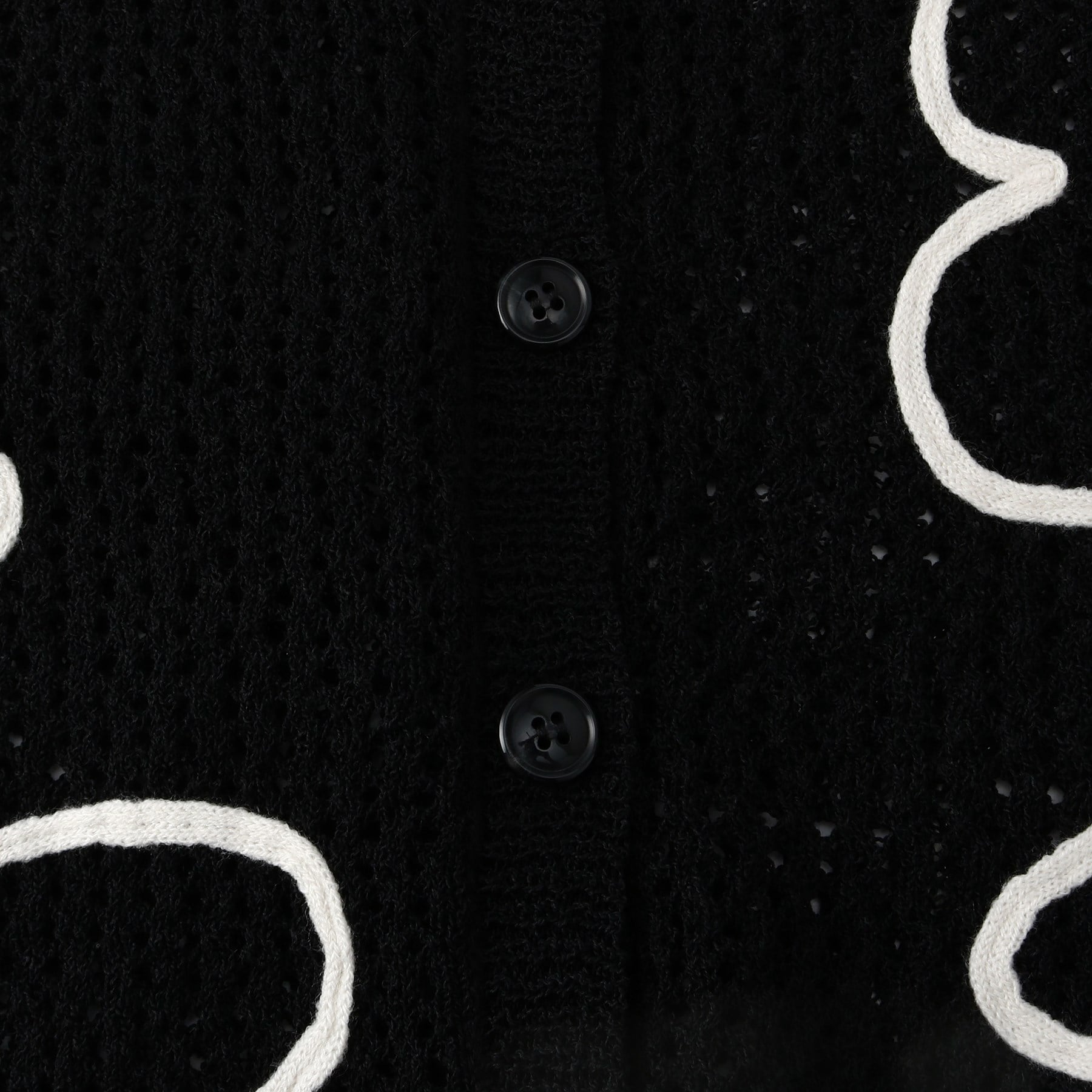 キューティーブロンド Cutie Blonde コード刺繍アソートメッシュカーディガン （ブラック(019)） ブラック(019)