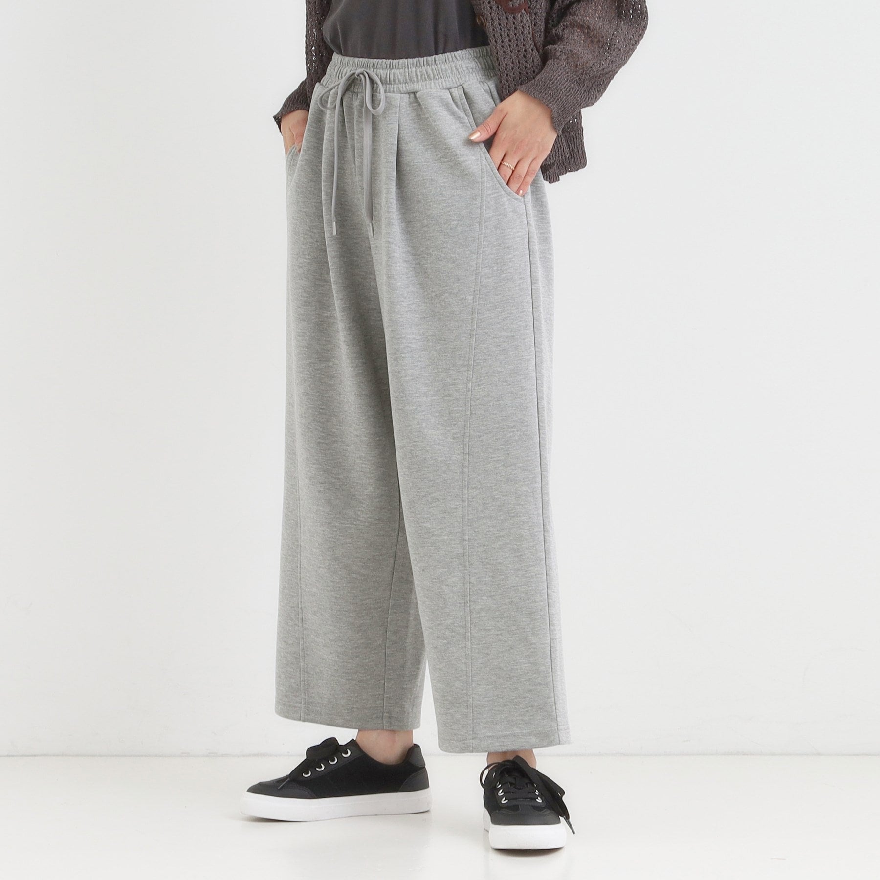 キューティーブロンド Cutie Blonde ダンボールスウェットカーブパンツ （ライトグレー(011)） ライトグレー(011)