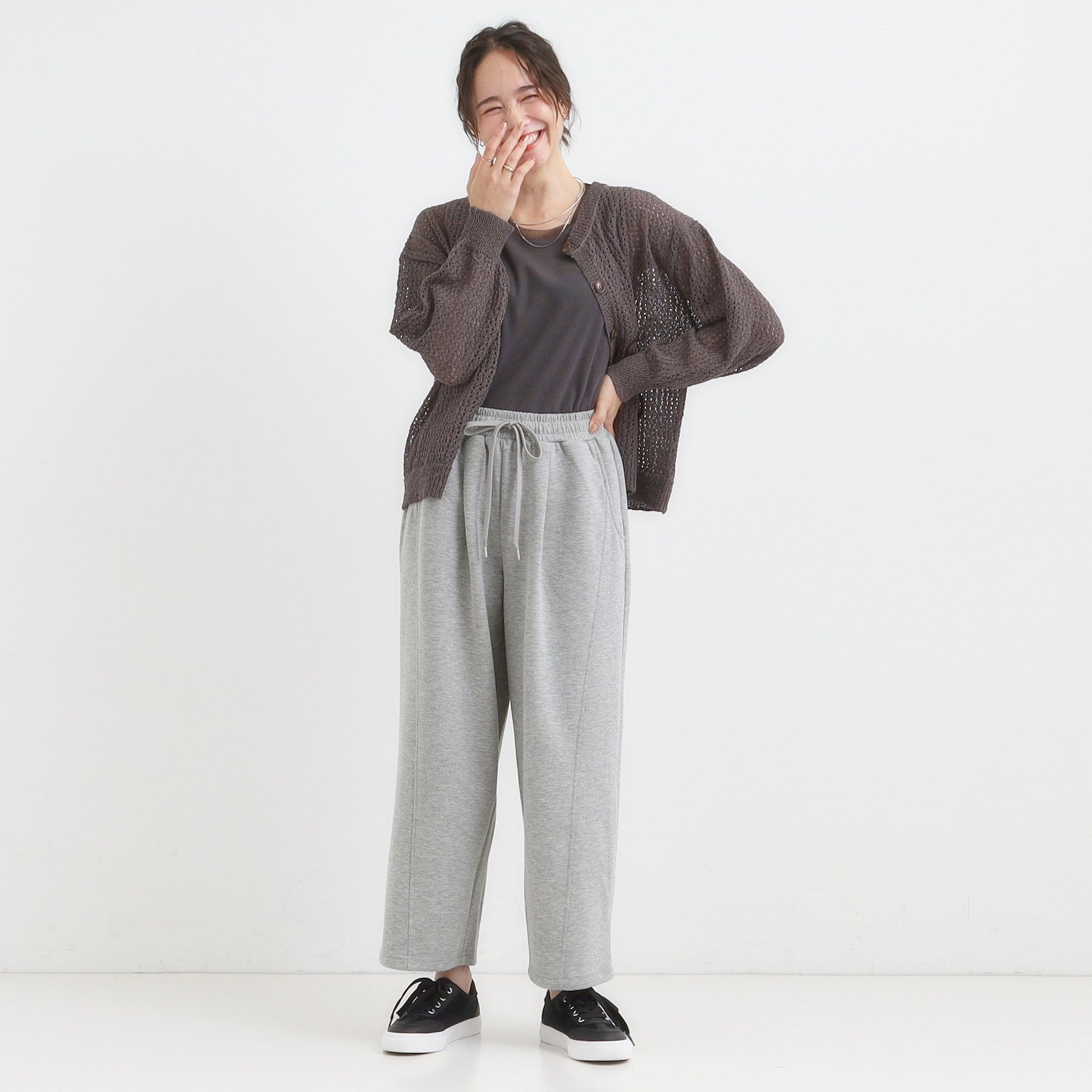 キューティーブロンド Cutie Blonde ダンボールスウェットカーブパンツ （ライトグレー(011)） ライトグレー(011)