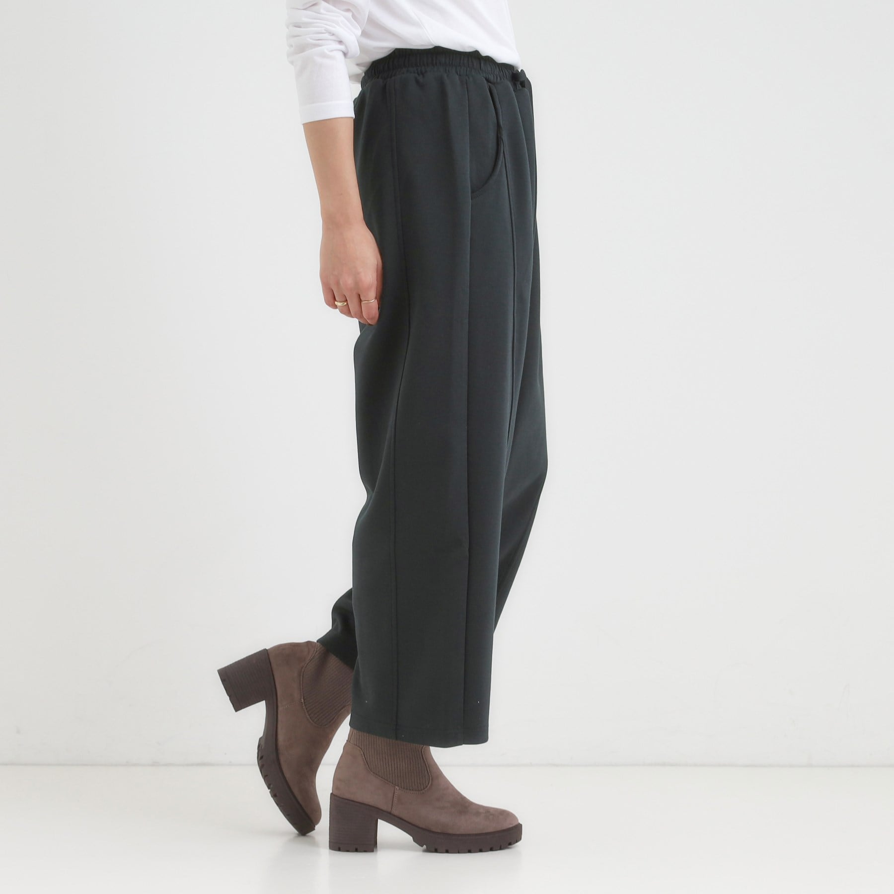 キューティーブロンド Cutie Blonde ダンボールスウェットカーブパンツ （ライトグレー(011)） ライトグレー(011)