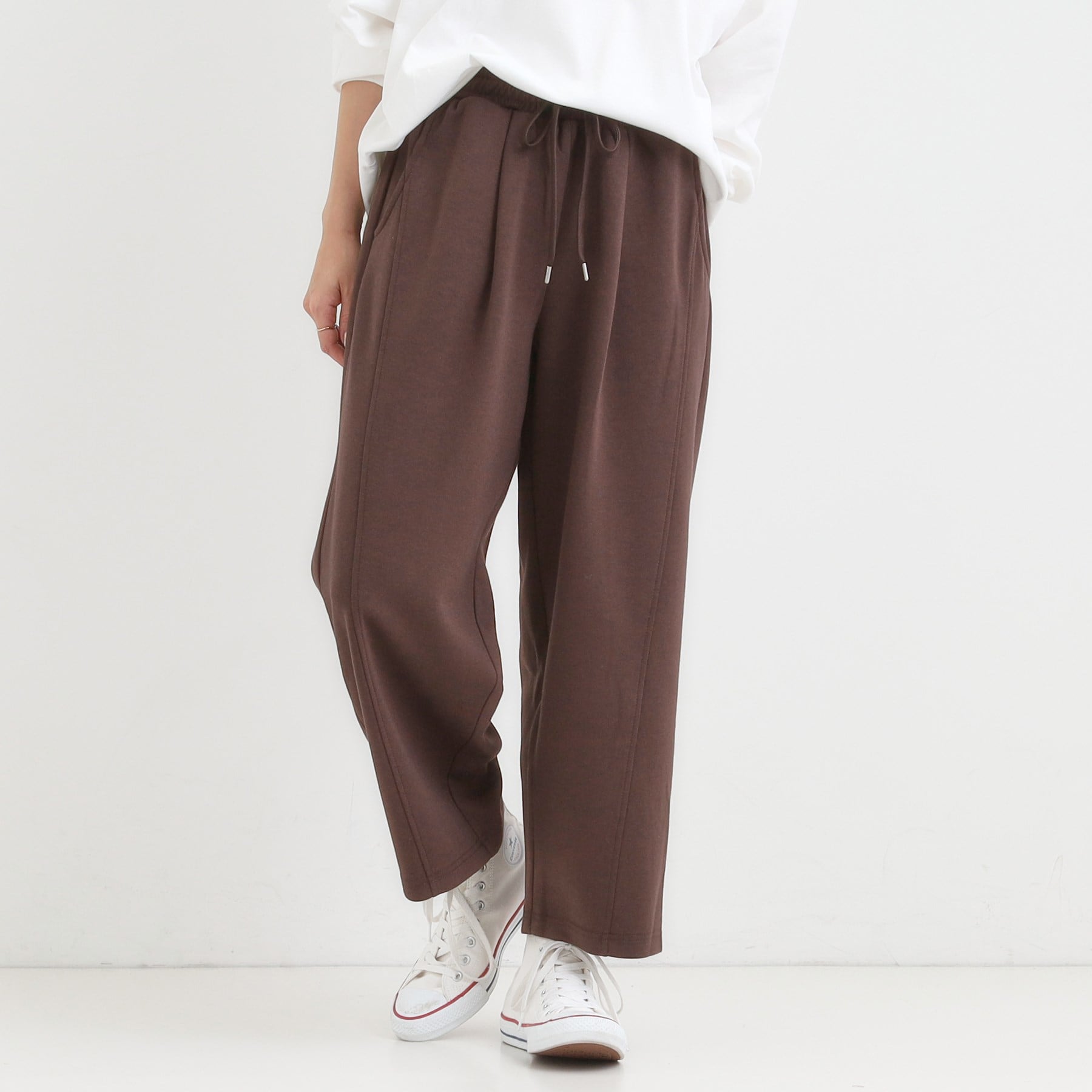 キューティーブロンド Cutie Blonde ダンボールスウェットカーブパンツ （ライトグレー(011)） ライトグレー(011)