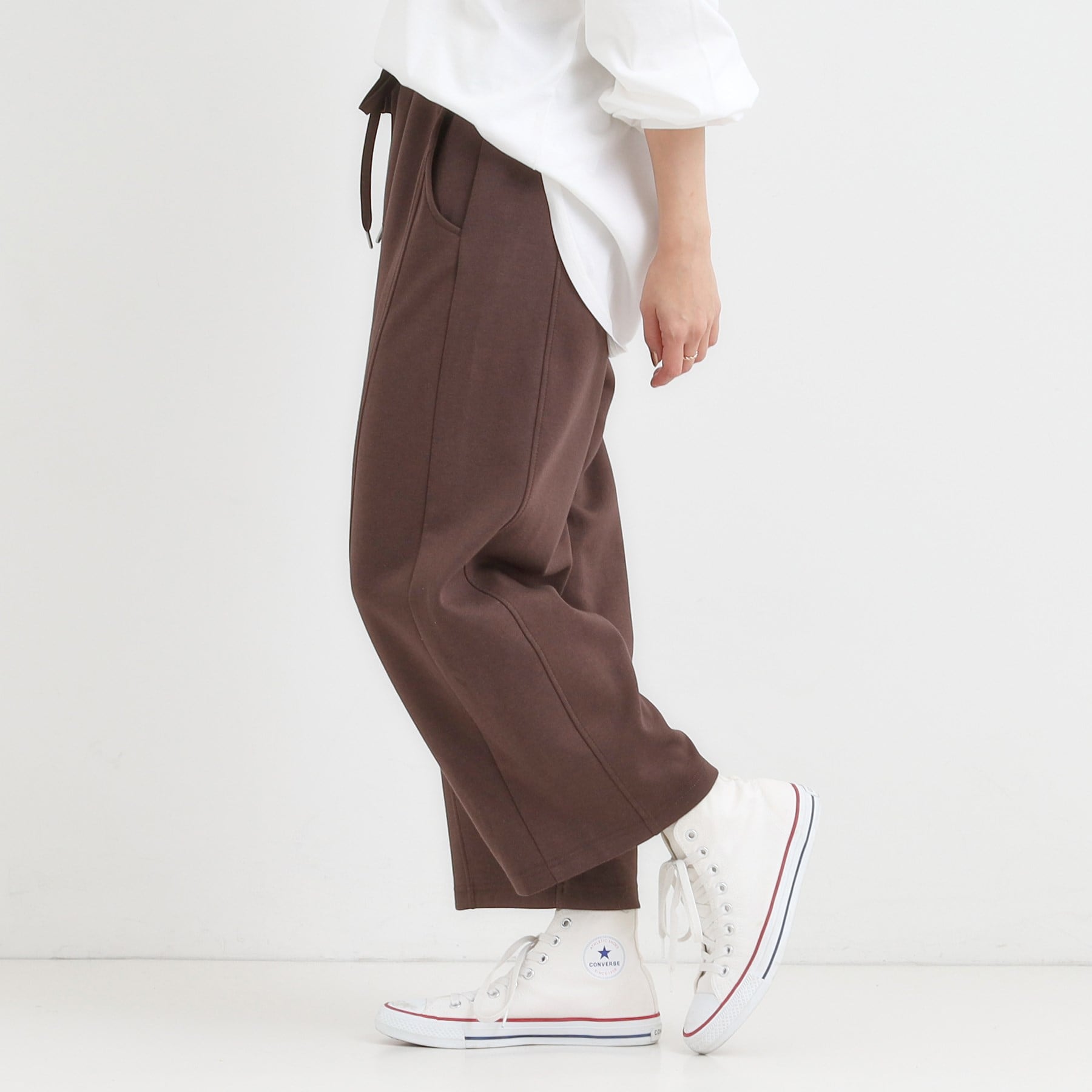 キューティーブロンド Cutie Blonde ダンボールスウェットカーブパンツ （ライトグレー(011)） ライトグレー(011)