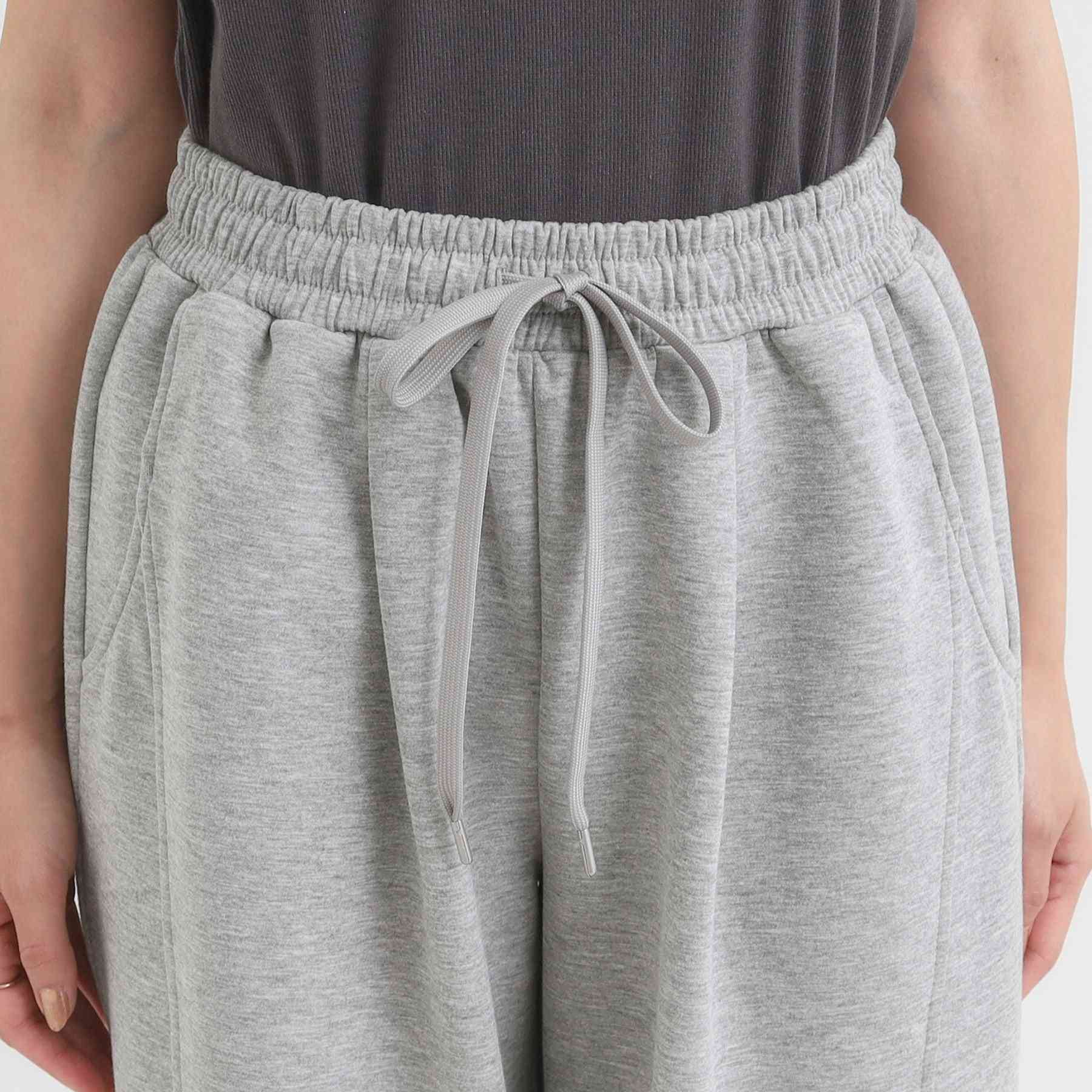 キューティーブロンド Cutie Blonde ダンボールスウェットカーブパンツ （ライトグレー(011)） ライトグレー(011)