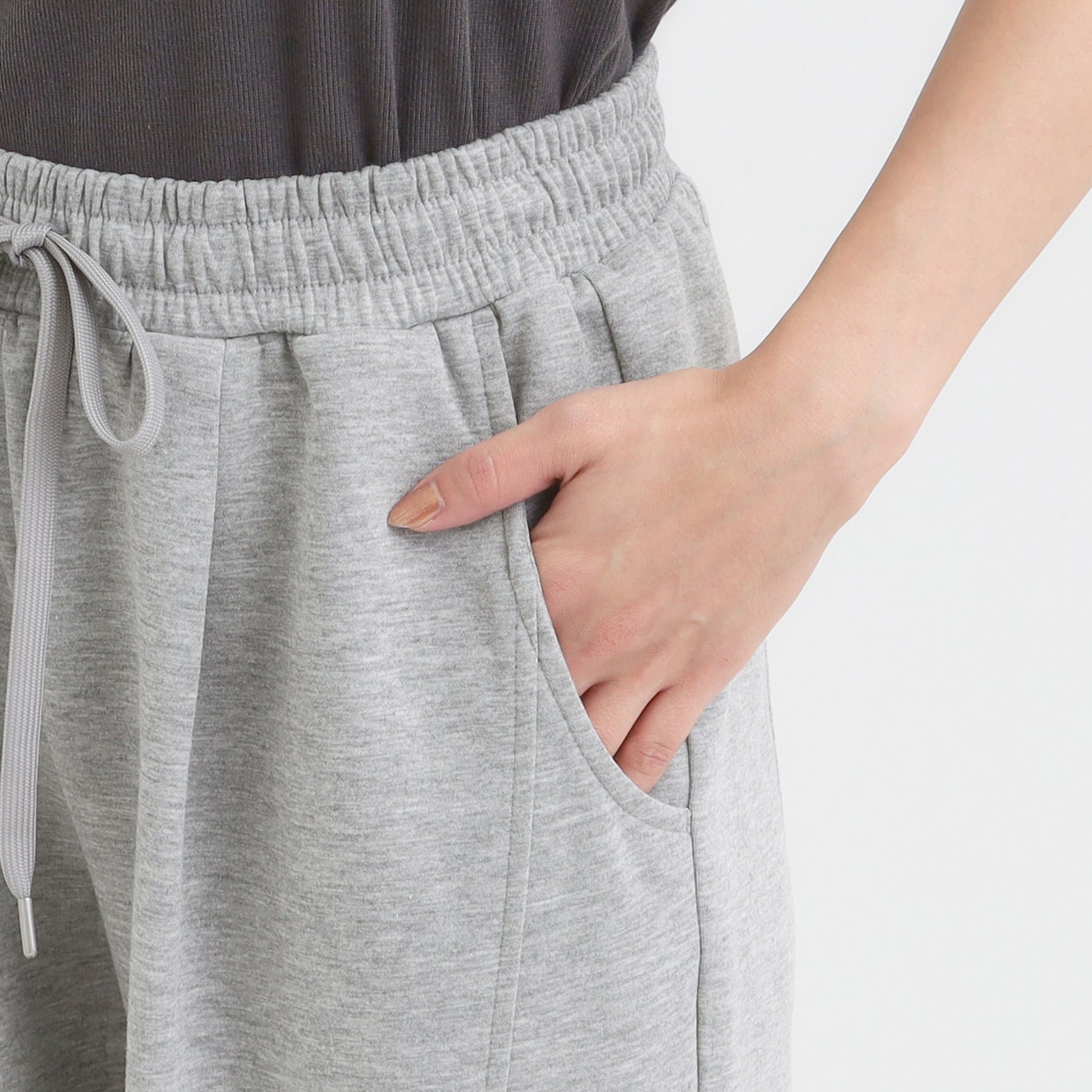 キューティーブロンド Cutie Blonde ダンボールスウェットカーブパンツ （ライトグレー(011)） ライトグレー(011)