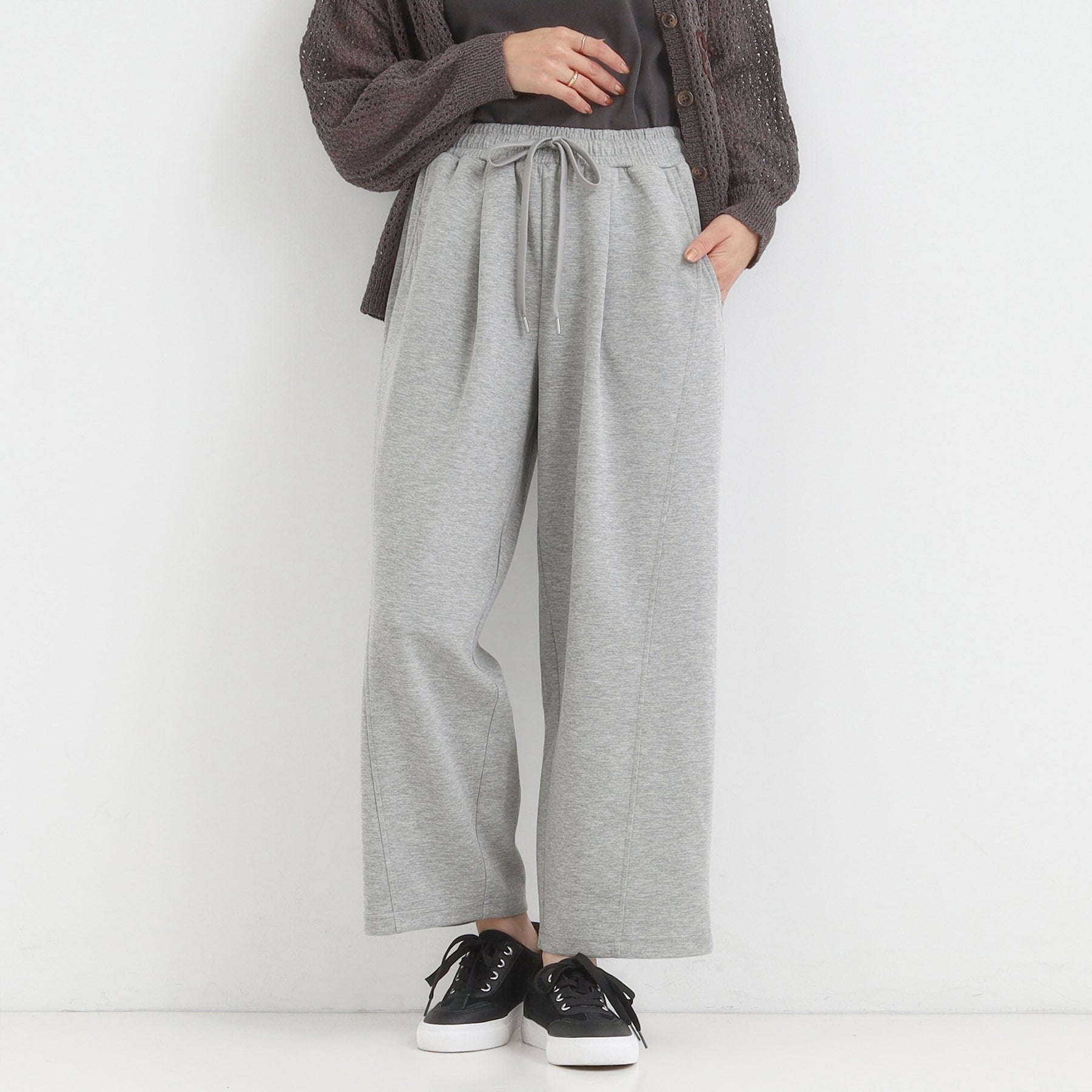 キューティーブロンド Cutie Blonde ダンボールスウェットカーブパンツ （ライトグレー(011)） ライトグレー(011)