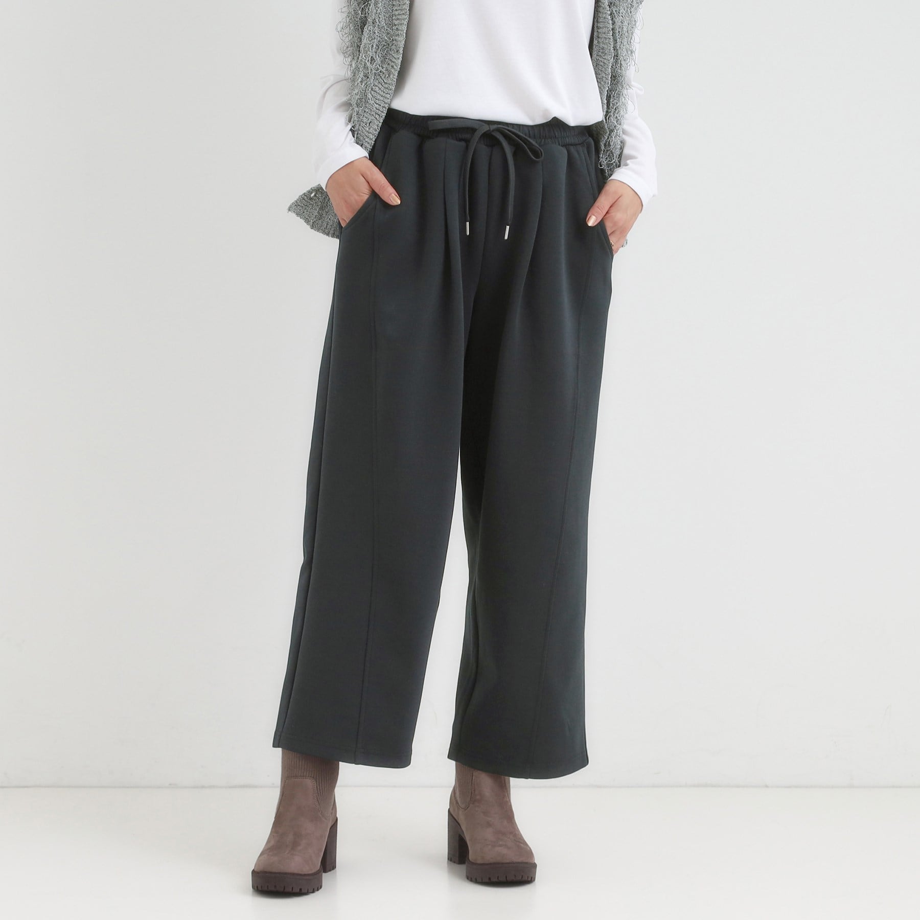 キューティーブロンド Cutie Blonde ダンボールスウェットカーブパンツ （ブラック(019)） ブラック(019)