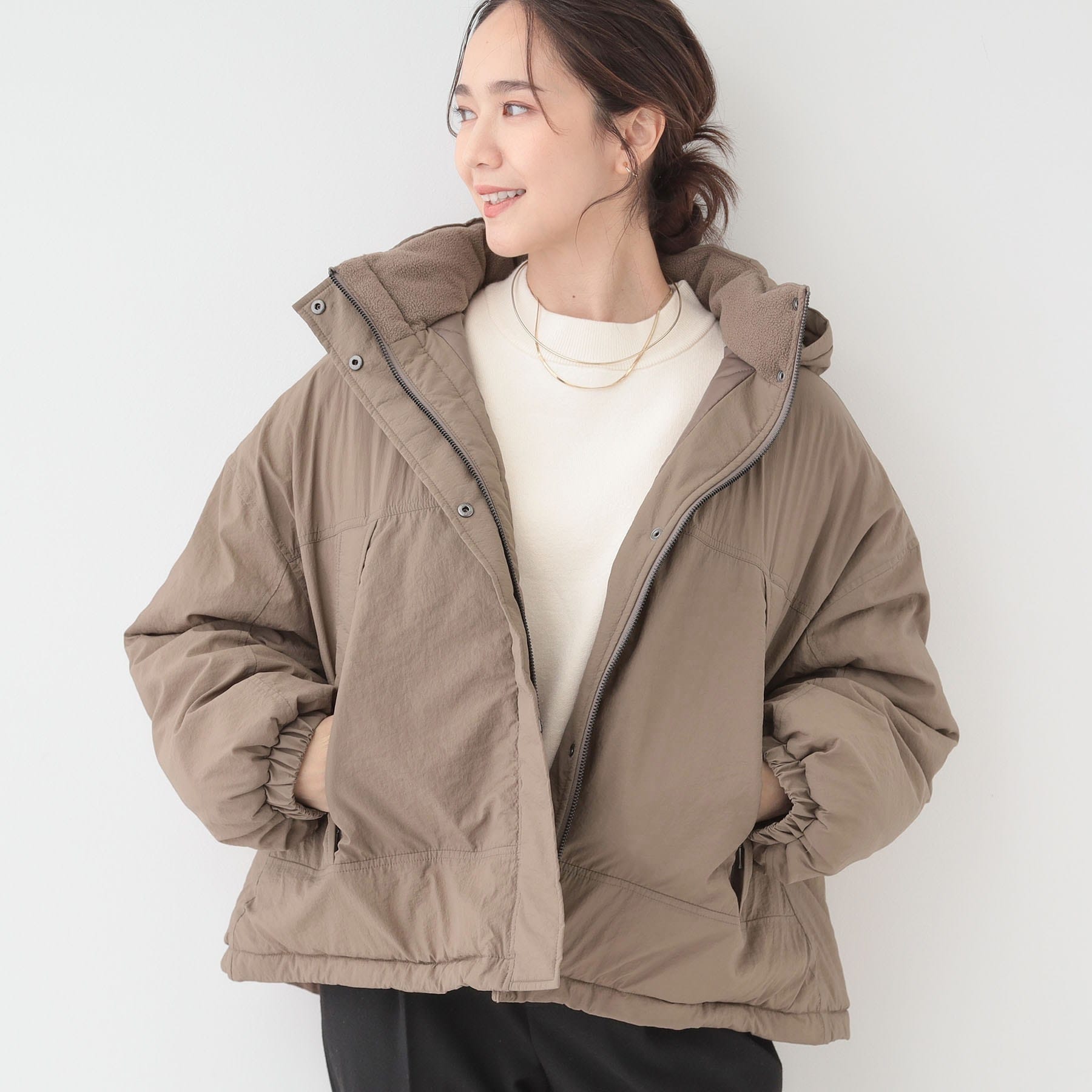 キューティーブロンド Cutie Blonde 中綿モンスターショートコート （ブラウン(043)） ブラウン(043)