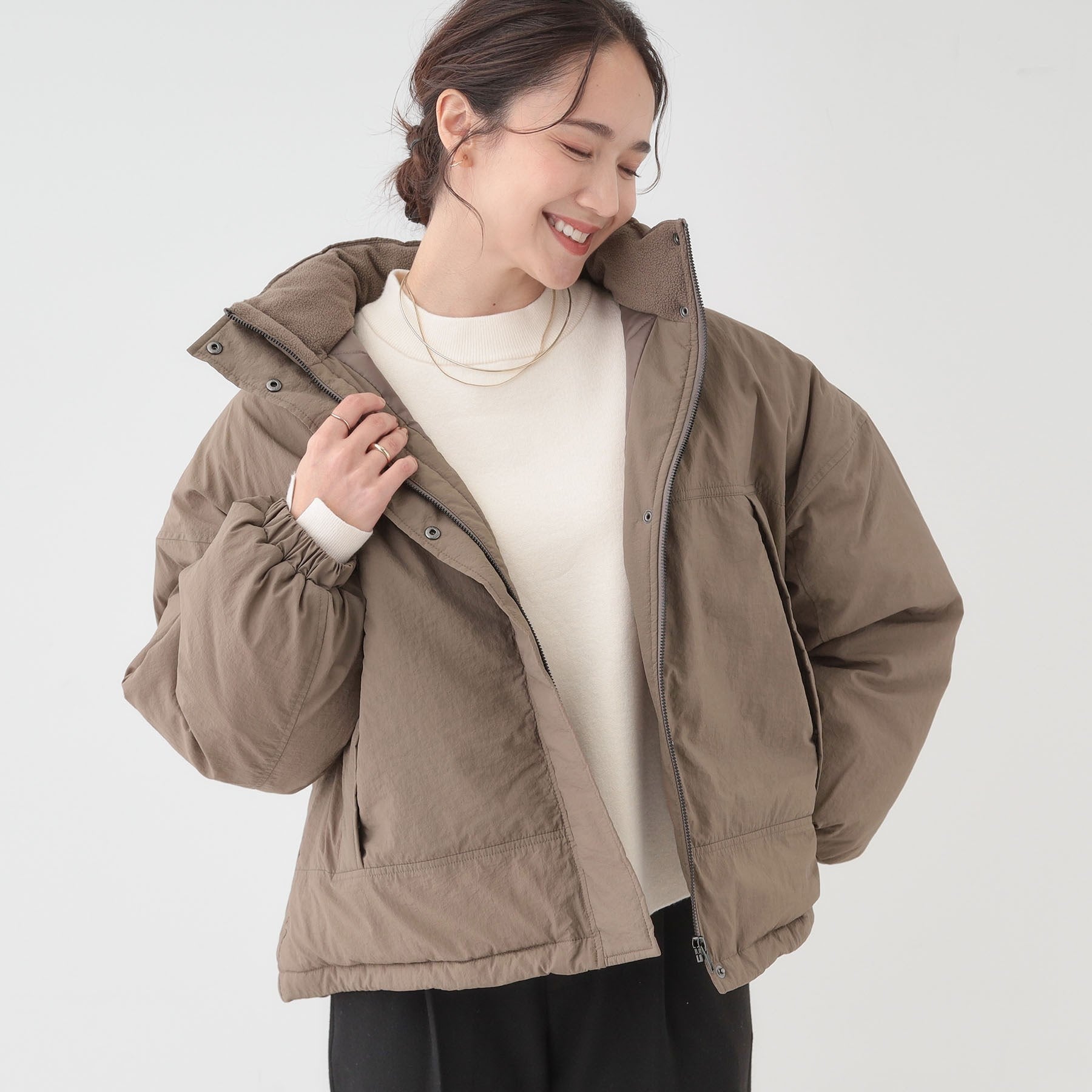 キューティーブロンド Cutie Blonde 中綿モンスターショートコート （ブラウン(043)） ブラウン(043)