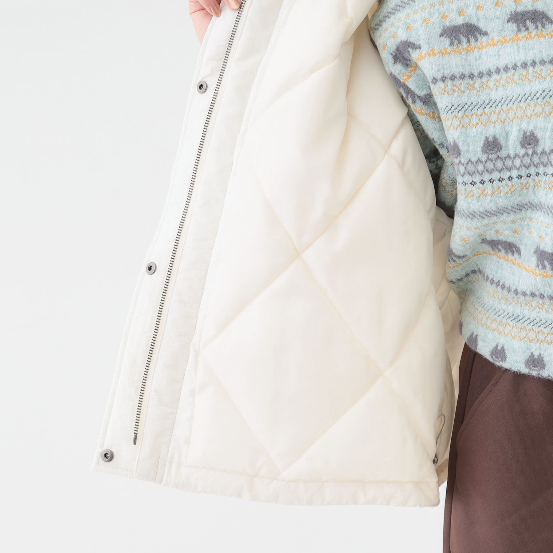 キューティーブロンド Cutie Blonde 中綿モンスターショートコート （ブラウン(043)） ブラウン(043)