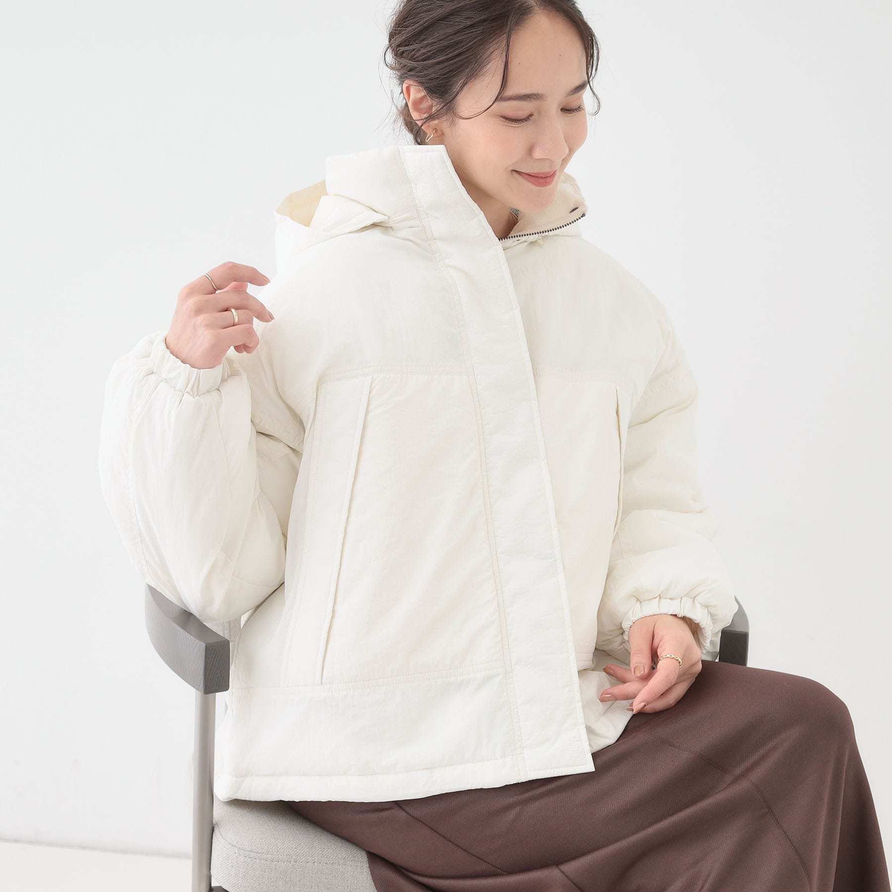 キューティーブロンド Cutie Blonde 中綿モンスターショートコート （アイボリー(004)） アイボリー(004)