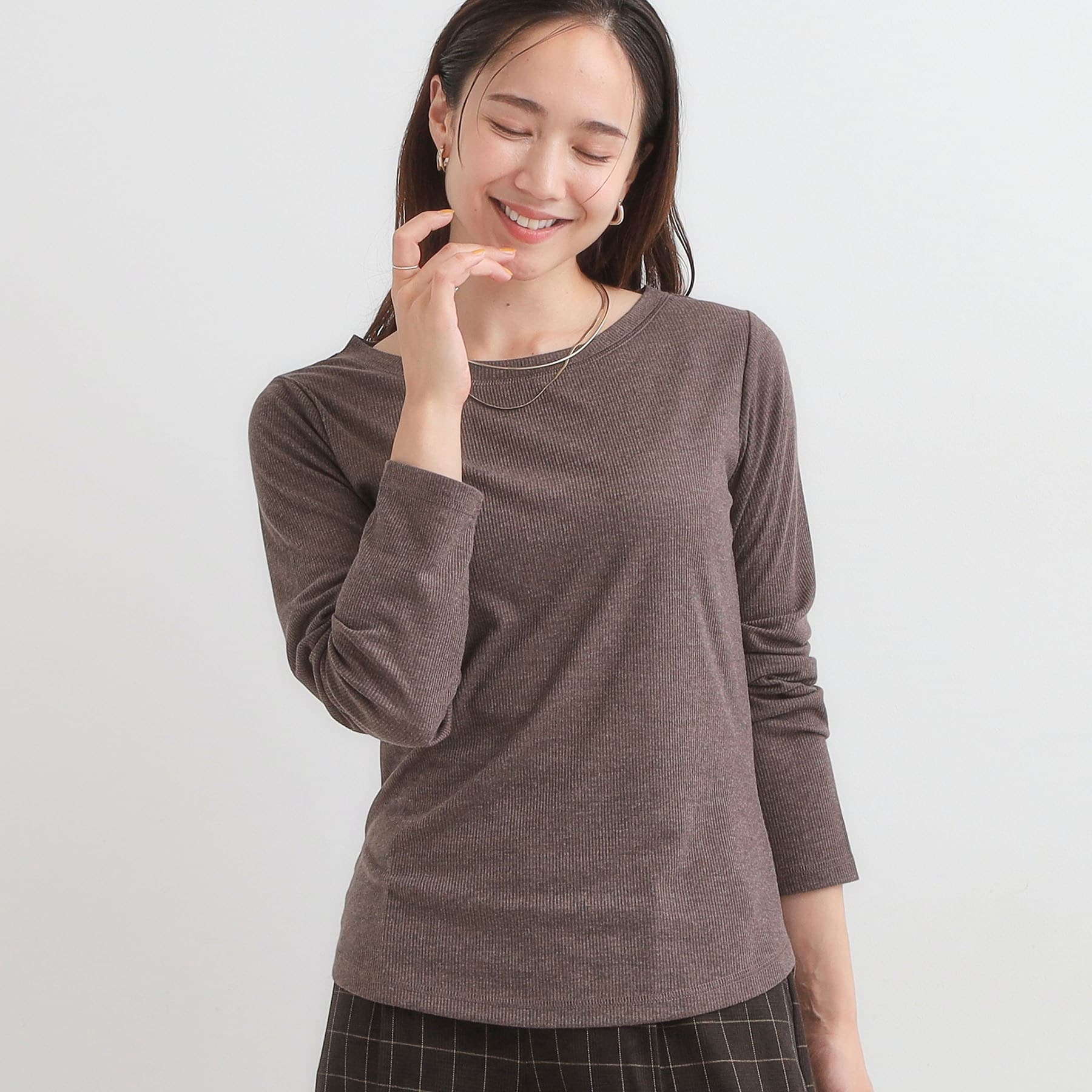 キューティーブロンド Cutie Blonde シアーテレコ ラウンドヘムロンT （ブラウン(043)） ブラウン(043)