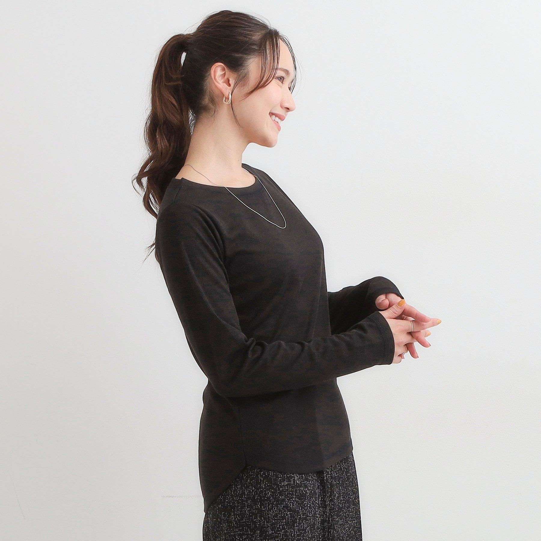 キューティーブロンド Cutie Blonde シアーテレコ ラウンドヘムロンT （ブラウン(043)） ブラウン(043)