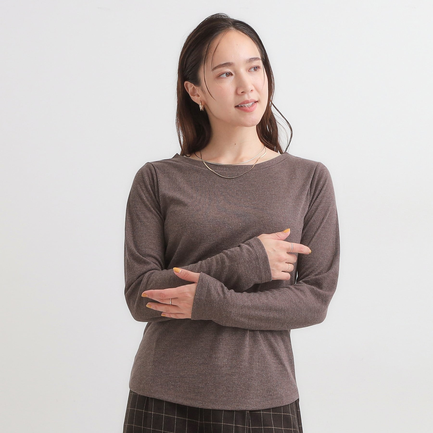 キューティーブロンド Cutie Blonde シアーテレコ ラウンドヘムロンT （ブラウン(043)） ブラウン(043)