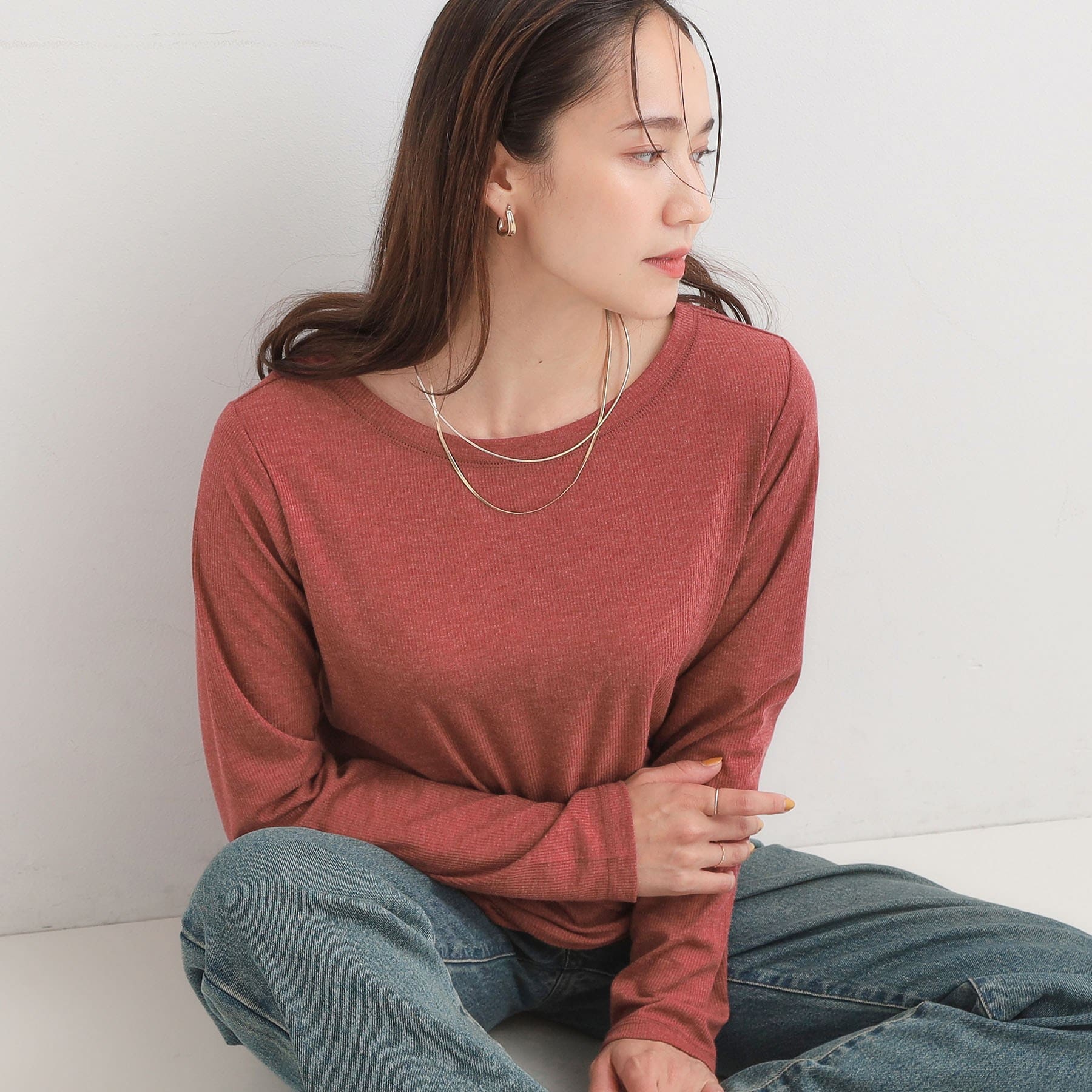 キューティーブロンド Cutie Blonde シアーテレコ ラウンドヘムロンT （レッド(063)） レッド(063)