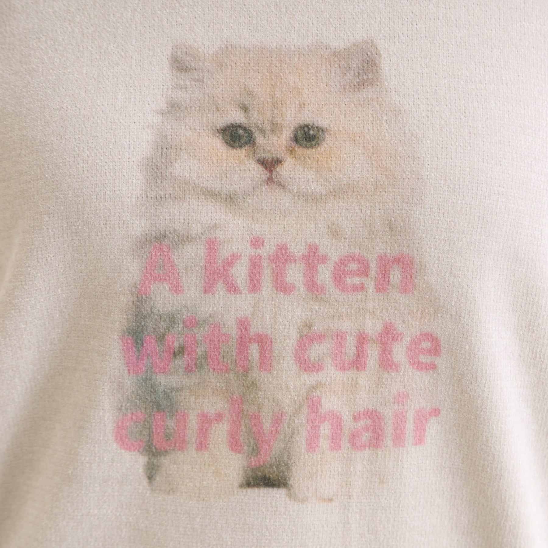 キューティーブロンド Cutie Blonde プリントアニマル モールニット （ライトグレー(011)） ライトグレー(011)