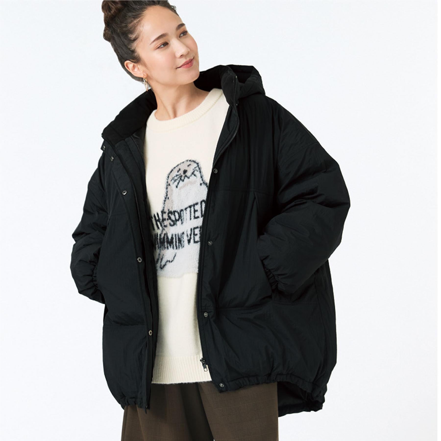 キューティーブロンド Cutie Blonde 【SHOO WARM／フード取り外し可能】中綿モンスターコート （ブラウン(043)） ブラウン(043)