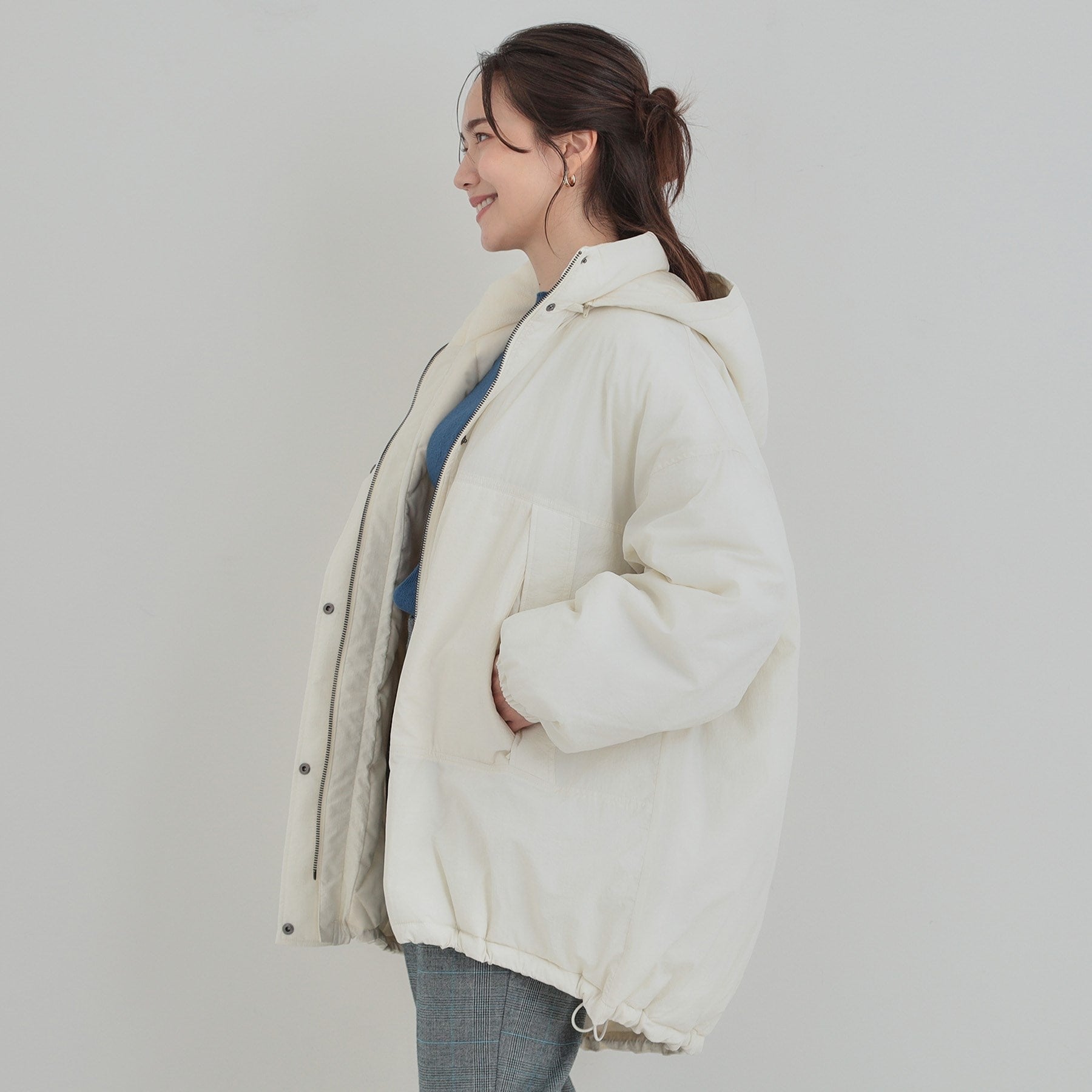 キューティーブロンド Cutie Blonde 【SHOO WARM／フード取り外し可能】中綿モンスターコート （ブラウン(043)） ブラウン(043)