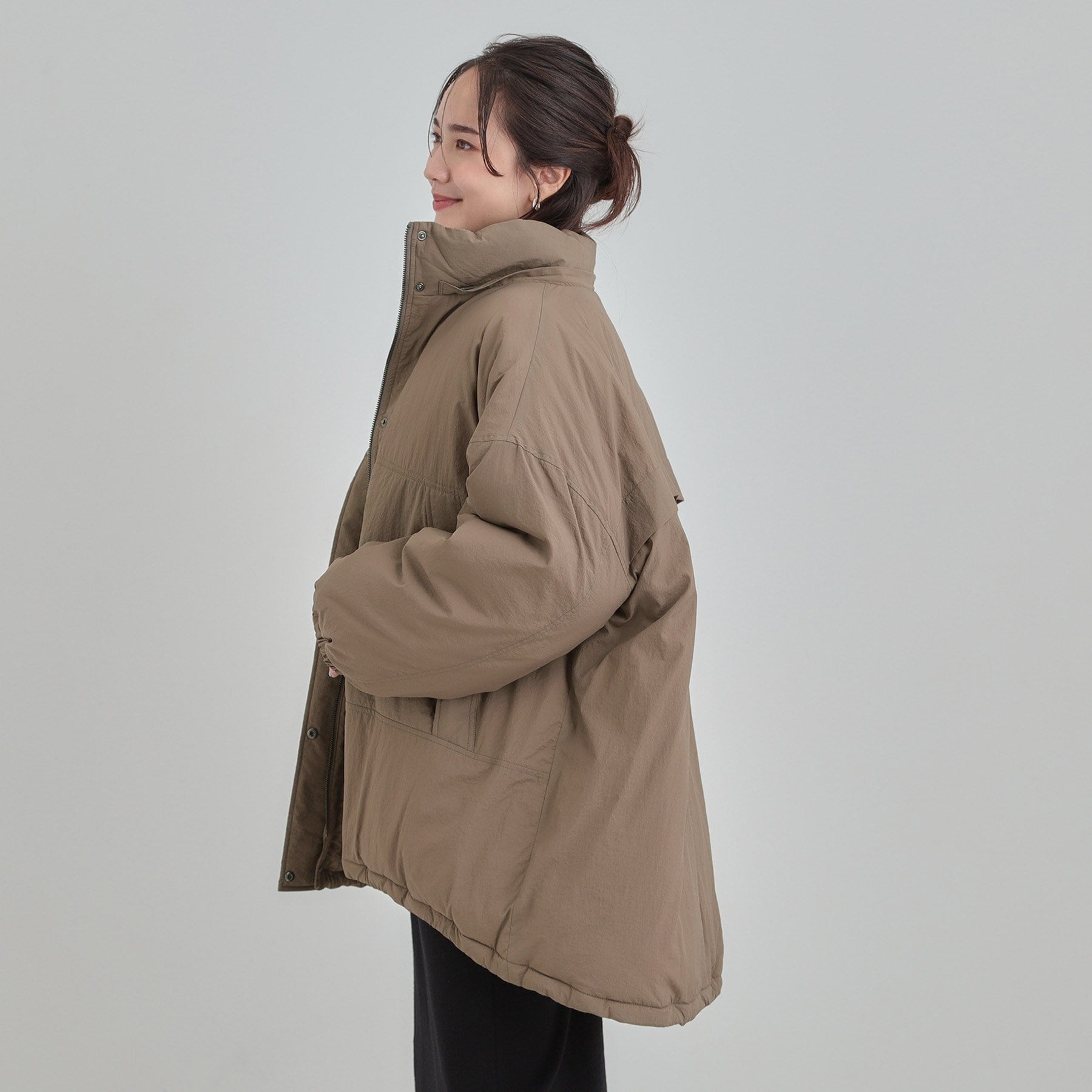 キューティーブロンド Cutie Blonde 【SHOO WARM／フード取り外し可能】中綿モンスターコート （ブラウン(043)） ブラウン(043)