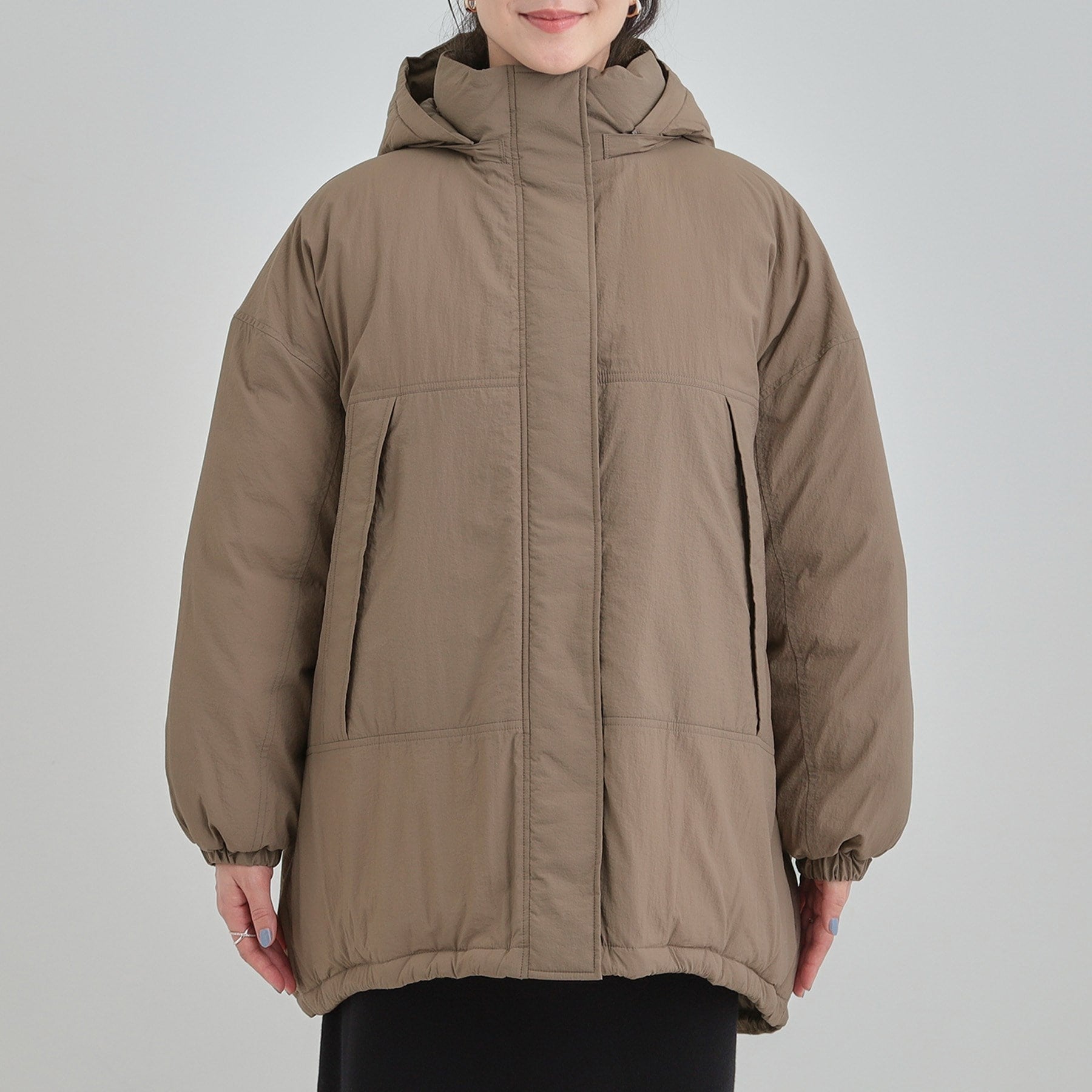 キューティーブロンド Cutie Blonde 【SHOO WARM／フード取り外し可能】中綿モンスターコート （ブラウン(043)） ブラウン(043)