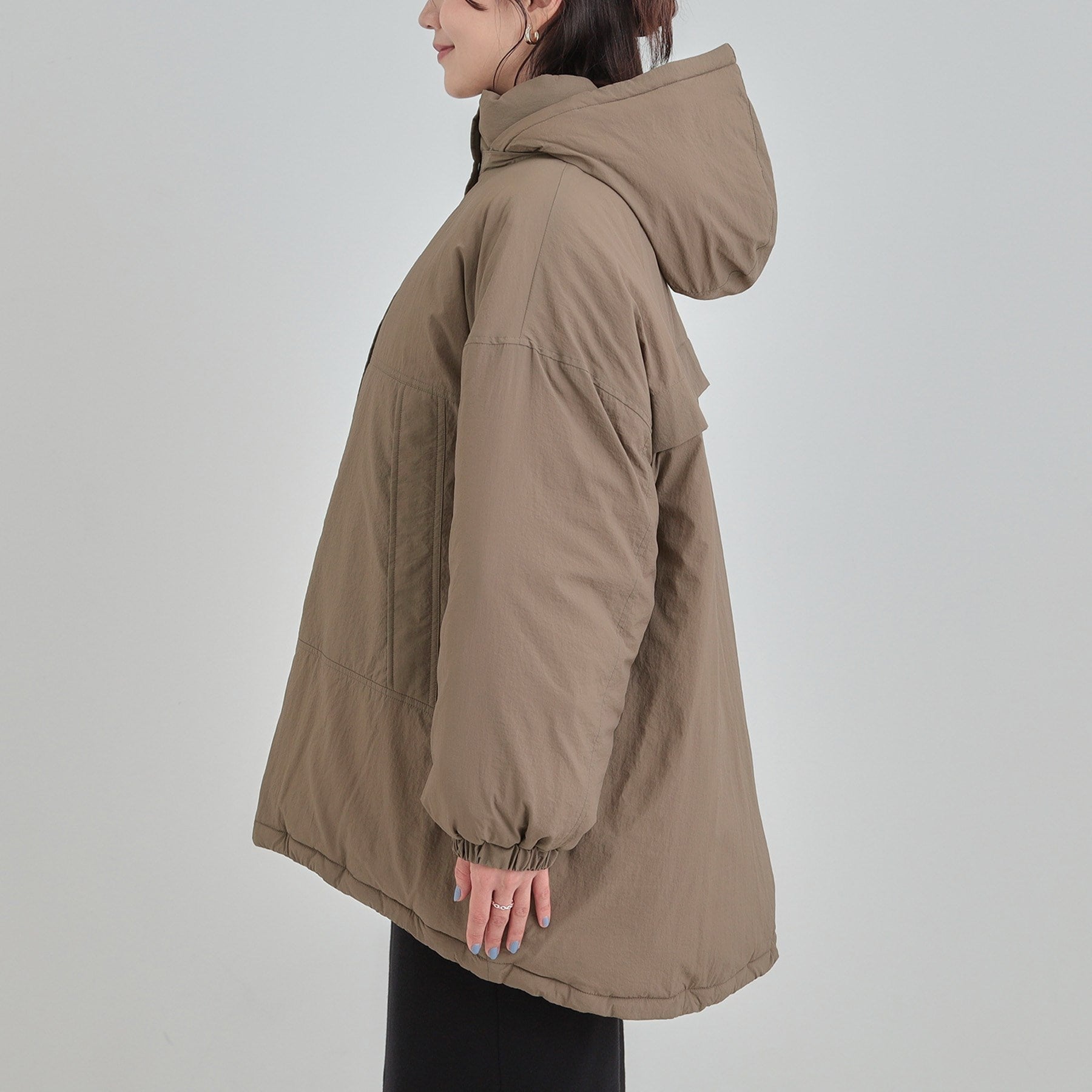 キューティーブロンド Cutie Blonde 【SHOO WARM／フード取り外し可能】中綿モンスターコート （ブラウン(043)） ブラウン(043)