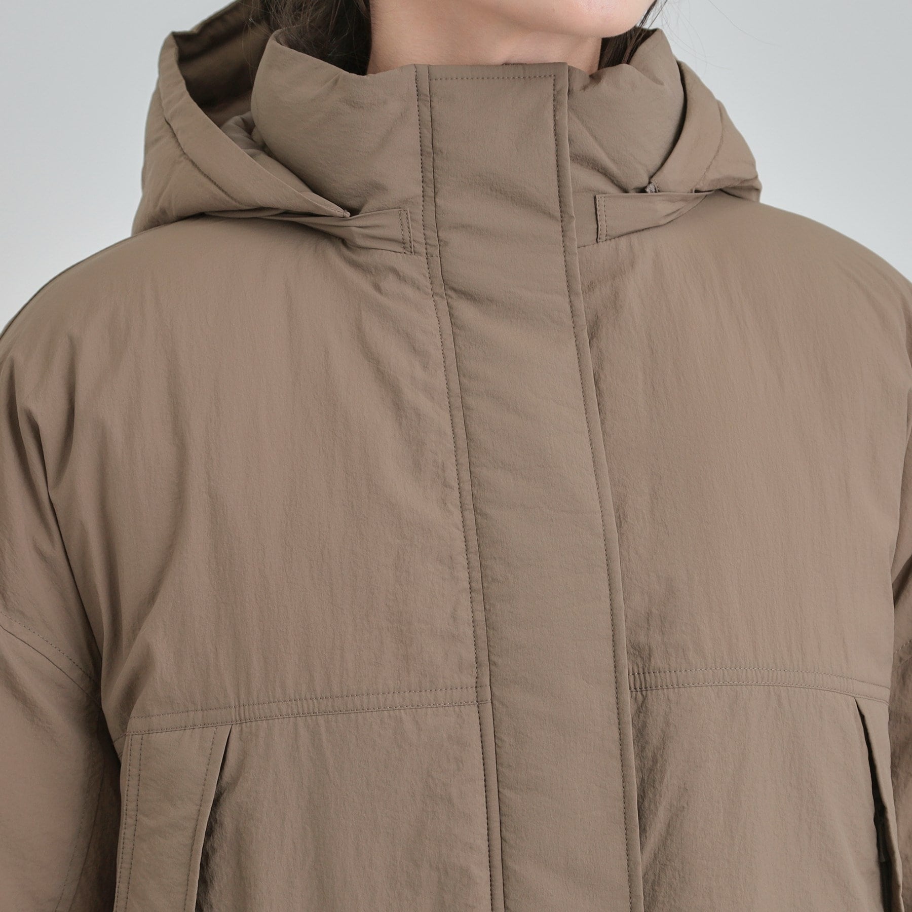 キューティーブロンド Cutie Blonde 【SHOO WARM／フード取り外し可能】中綿モンスターコート （ブラウン(043)） ブラウン(043)