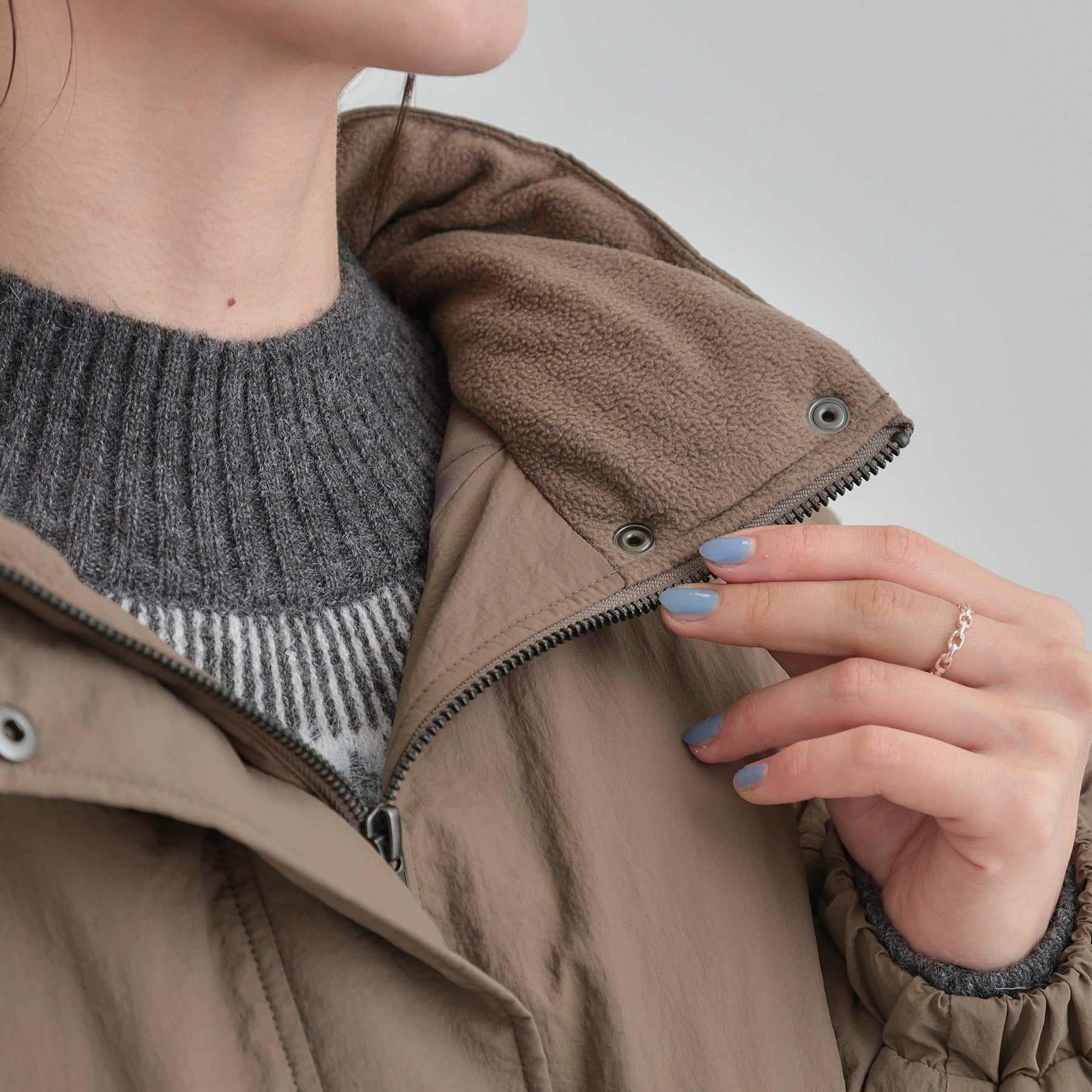 キューティーブロンド Cutie Blonde 【SHOO WARM／フード取り外し可能】中綿モンスターコート （ブラウン(043)） ブラウン(043)