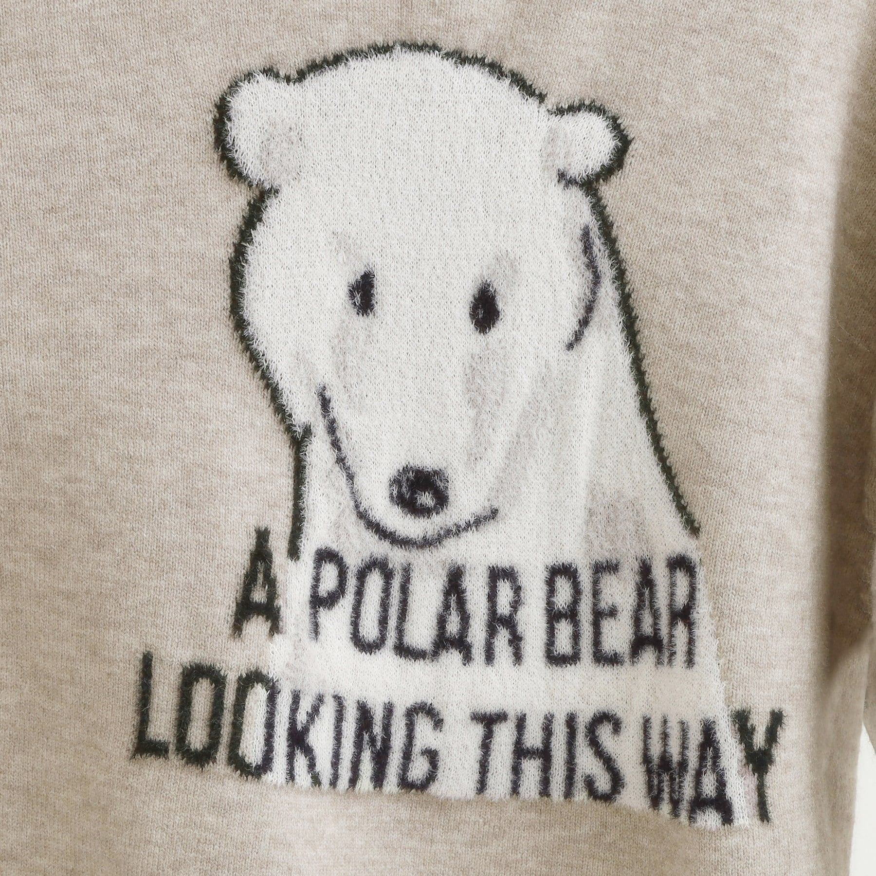 キューティーブロンド Cutie Blonde 【旭山動物園応援商品】ゆるアニマル ふわふわジャカードニット （オレンジ(267)） オレンジ(267)