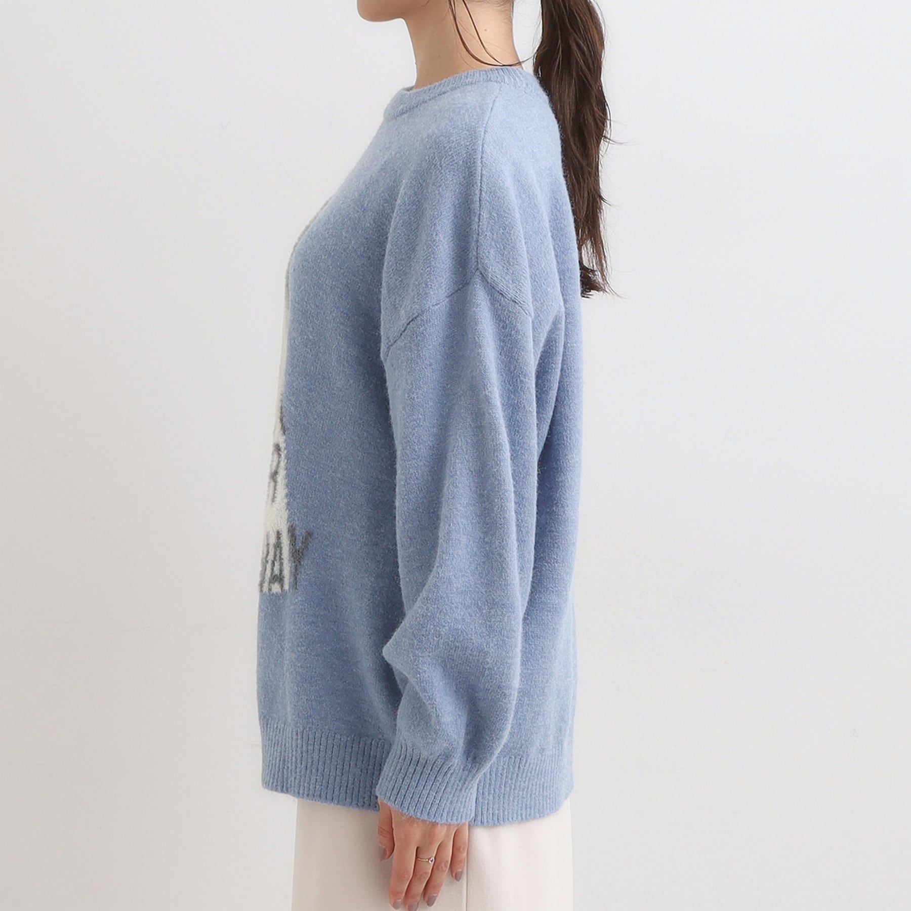 キューティーブロンド Cutie Blonde 【旭山動物園応援商品】ゆるアニマル ふわふわジャカードニット （オレンジ(267)） オレンジ(267)