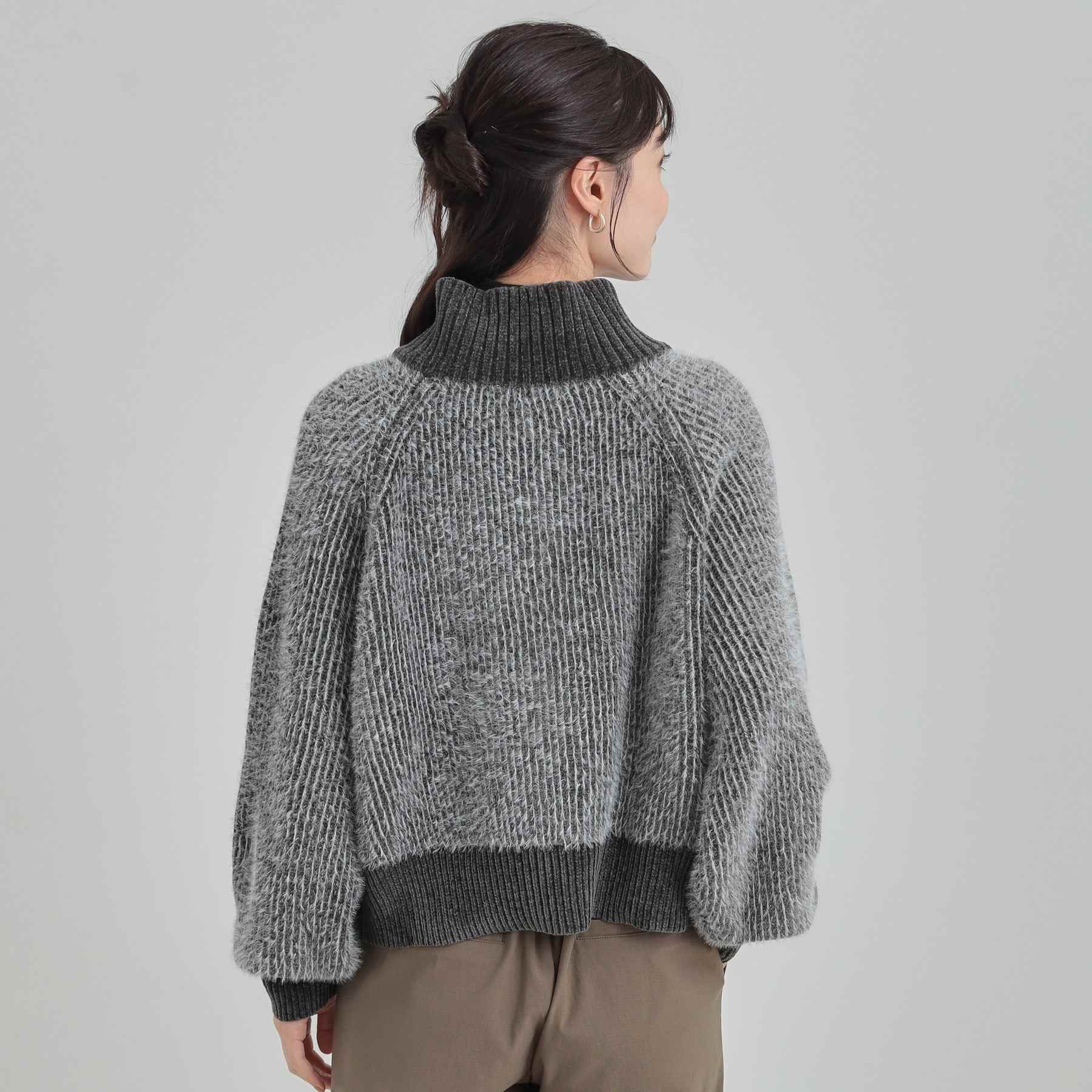 キューティーブロンド Cutie Blonde フェザーストライプモールブルゾン （ボルドー(064)） ボルドー(064)