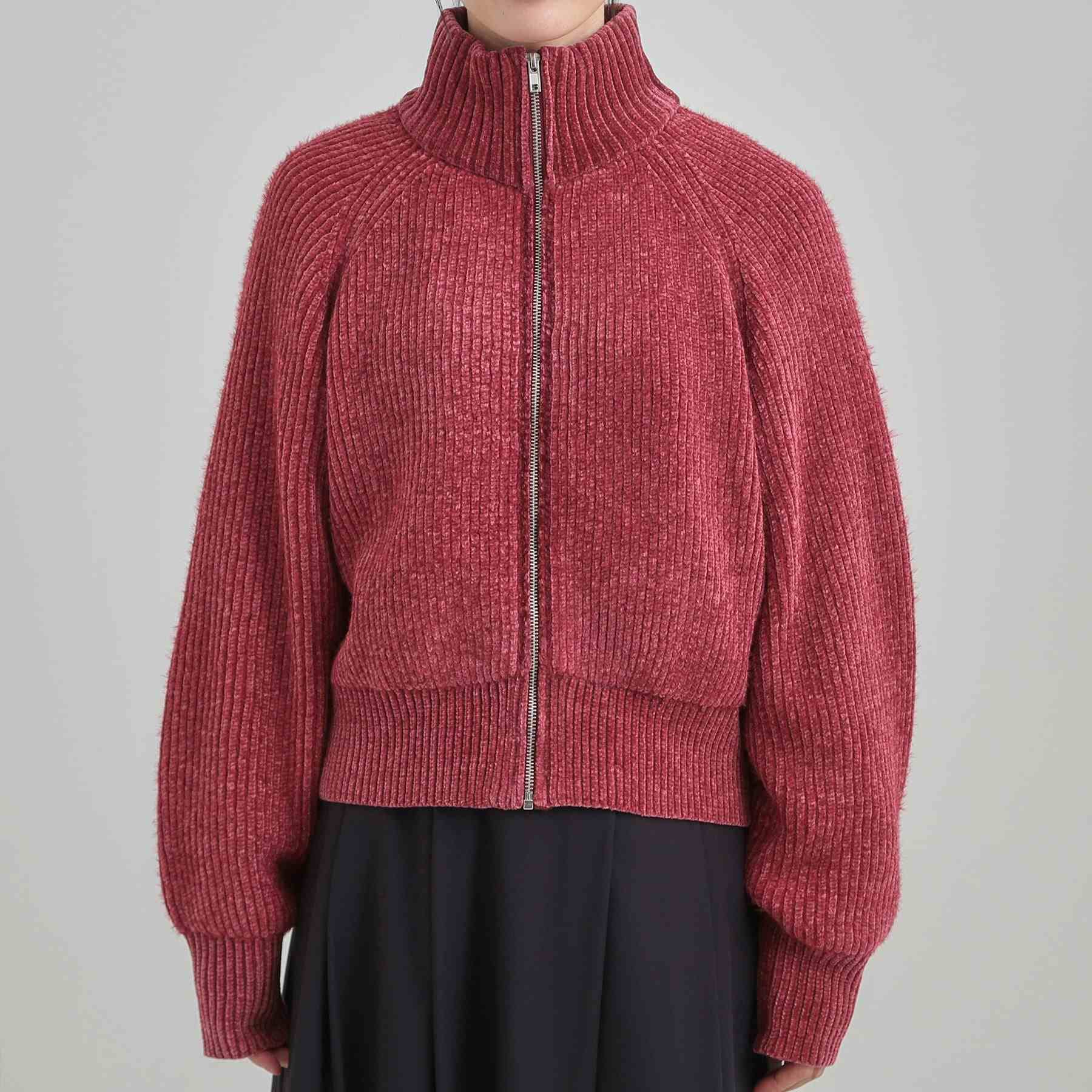 キューティーブロンド Cutie Blonde フェザーストライプモールブルゾン （ボルドー(064)） ボルドー(064)