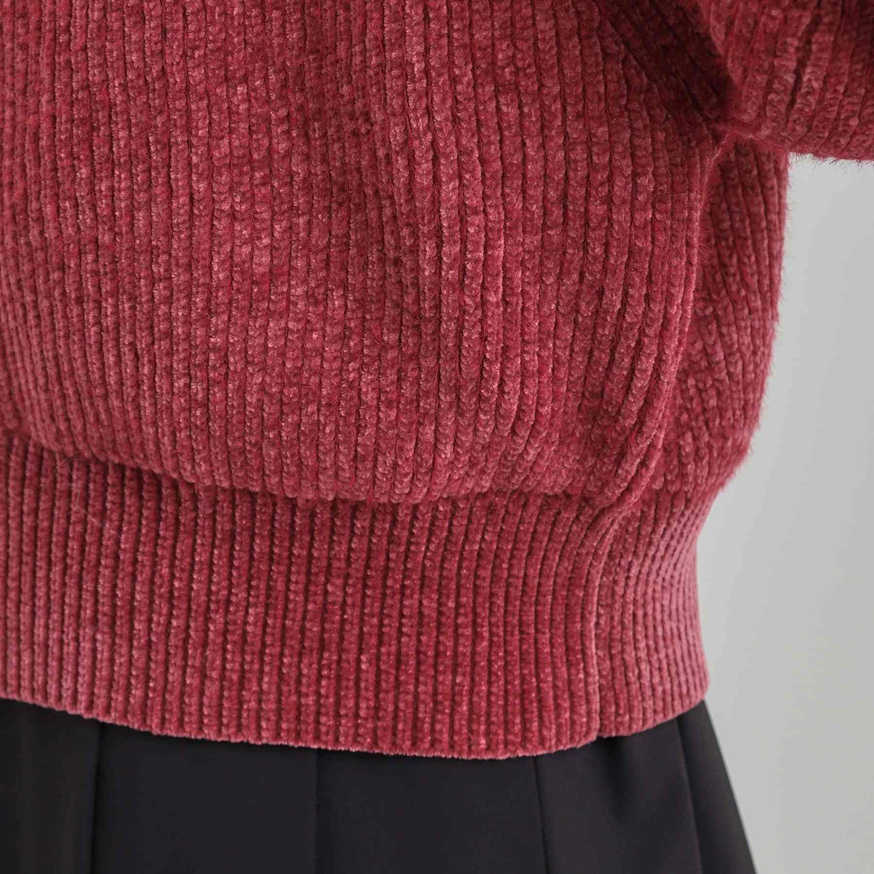 キューティーブロンド Cutie Blonde フェザーストライプモールブルゾン （ボルドー(064)） ボルドー(064)