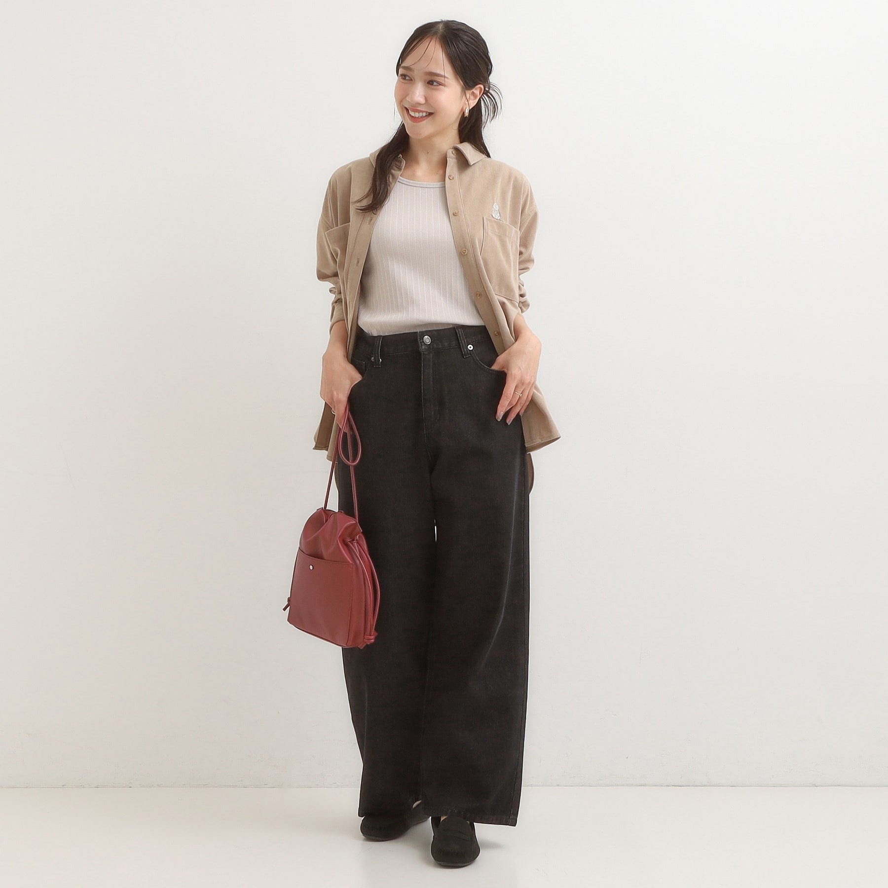 キューティーブロンド Cutie Blonde 【旭山動物園応援商品】ポケット刺繍デニム （ブラック(019)） ブラック(019)