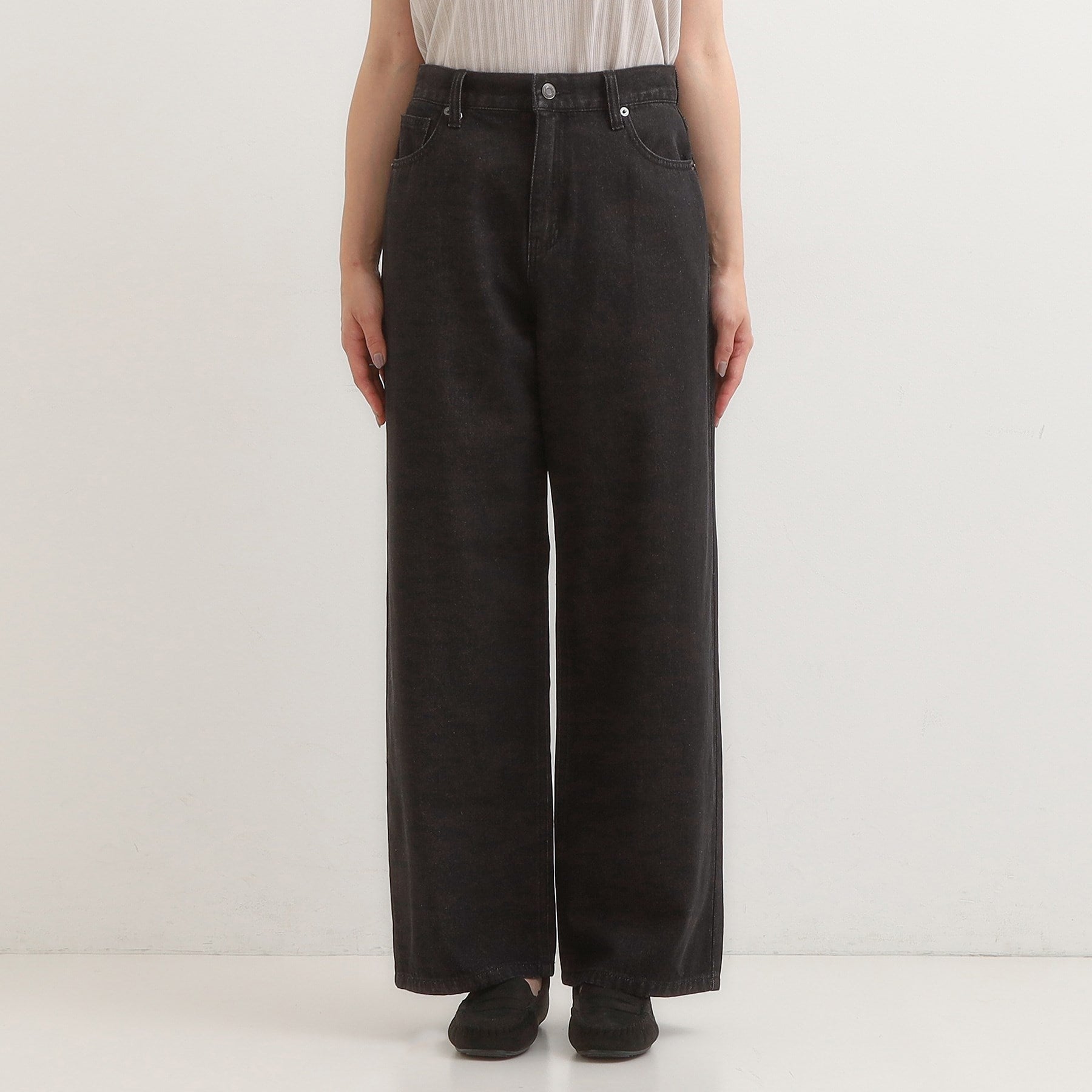 キューティーブロンド Cutie Blonde 【旭山動物園応援商品】ポケット刺繍デニム （ブラック(019)） ブラック(019)