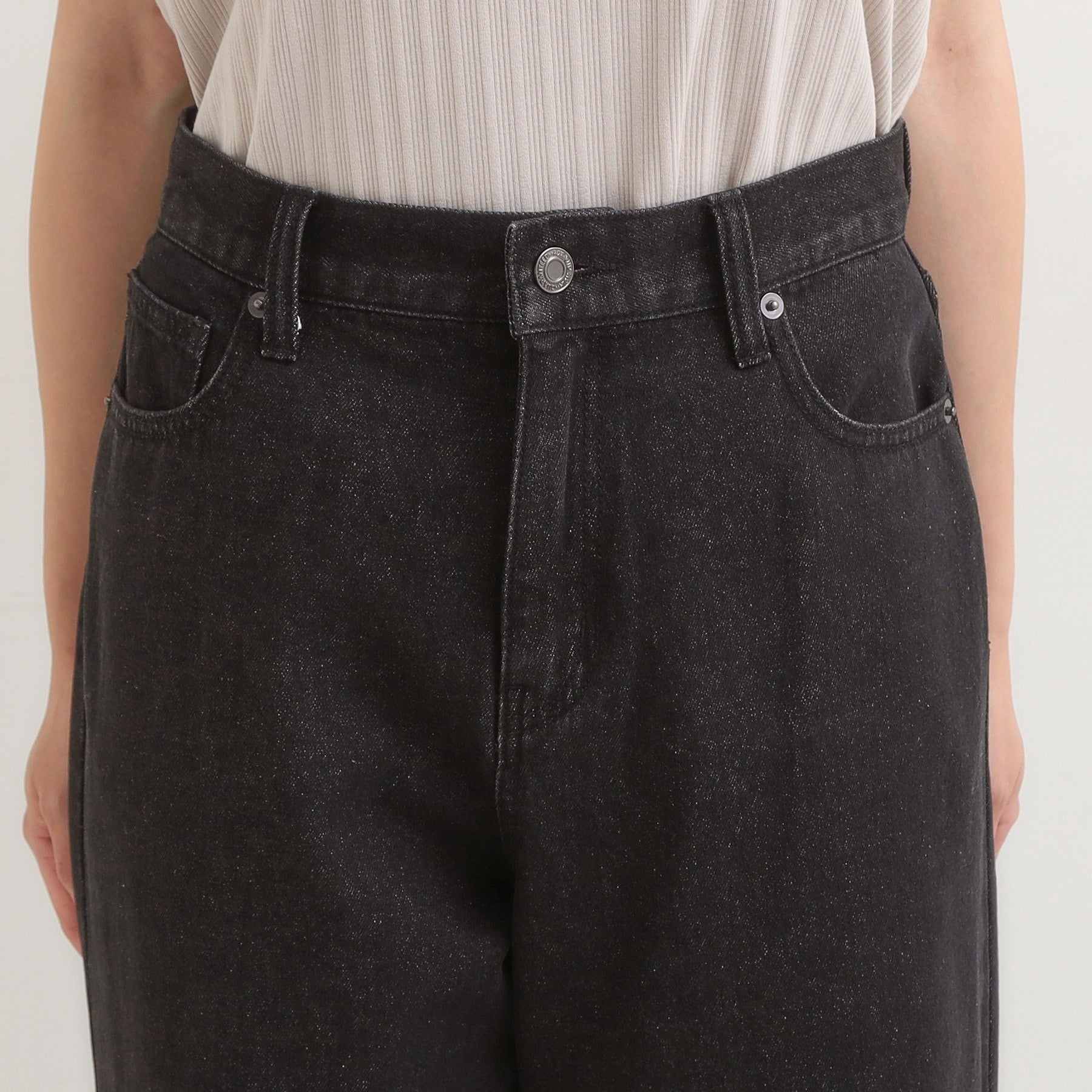 キューティーブロンド Cutie Blonde 【旭山動物園応援商品】ポケット刺繍デニム （ブラック(019)） ブラック(019)