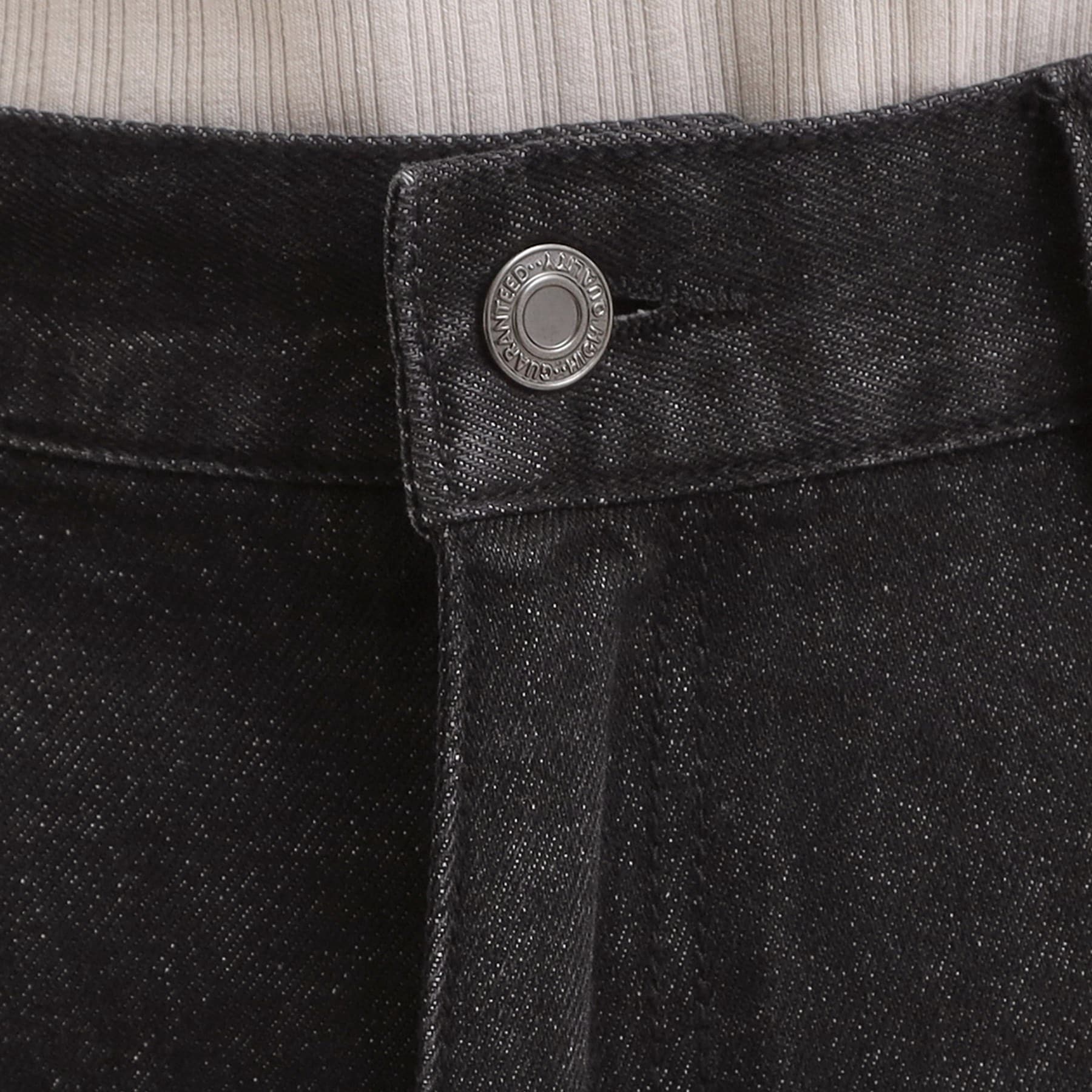 キューティーブロンド Cutie Blonde 【旭山動物園応援商品】ポケット刺繍デニム （ブラック(019)） ブラック(019)