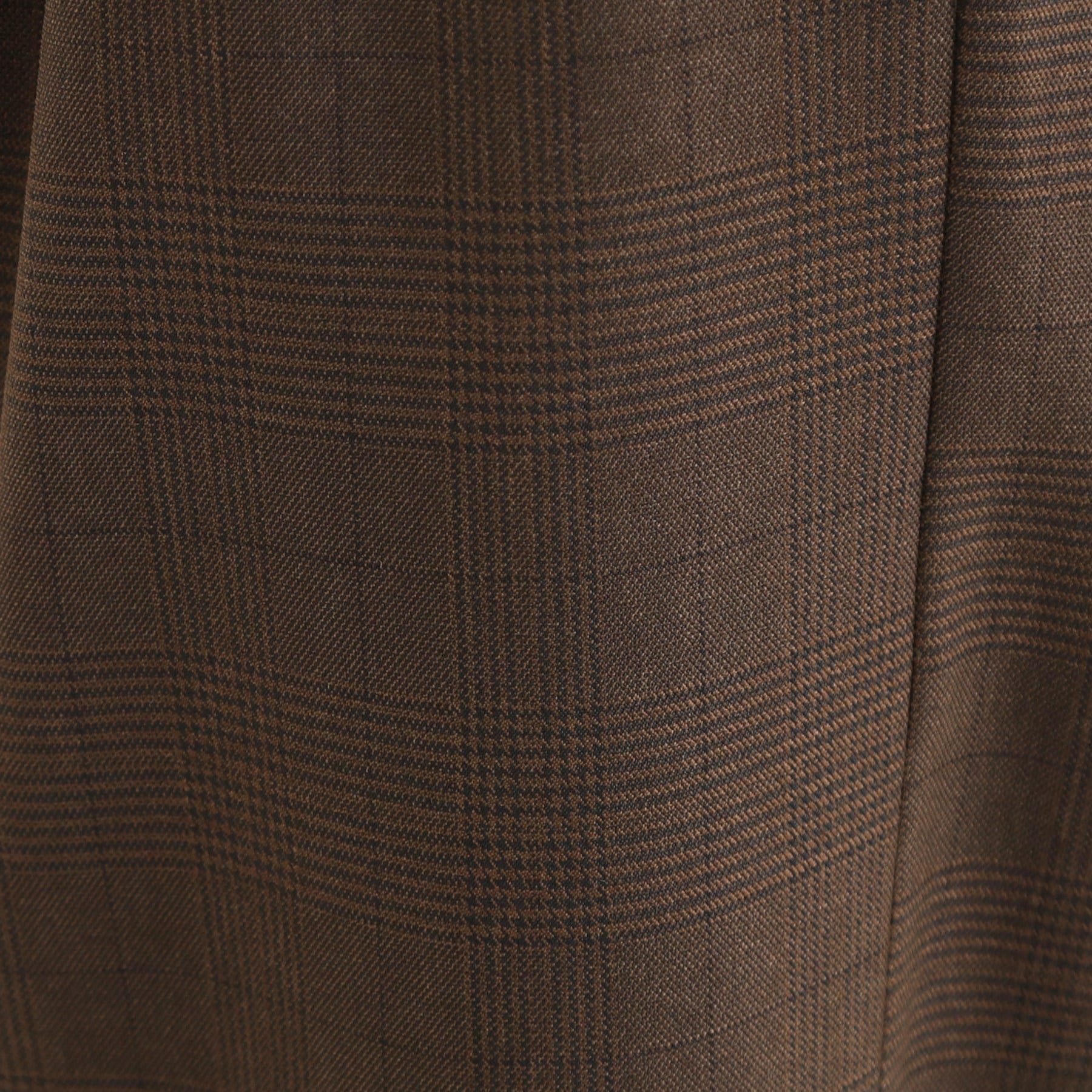 キューティーブロンド Cutie Blonde 【セットアップ可】チェック柄タックワイドパンツ （ブラウン(243)） ブラウン(243)