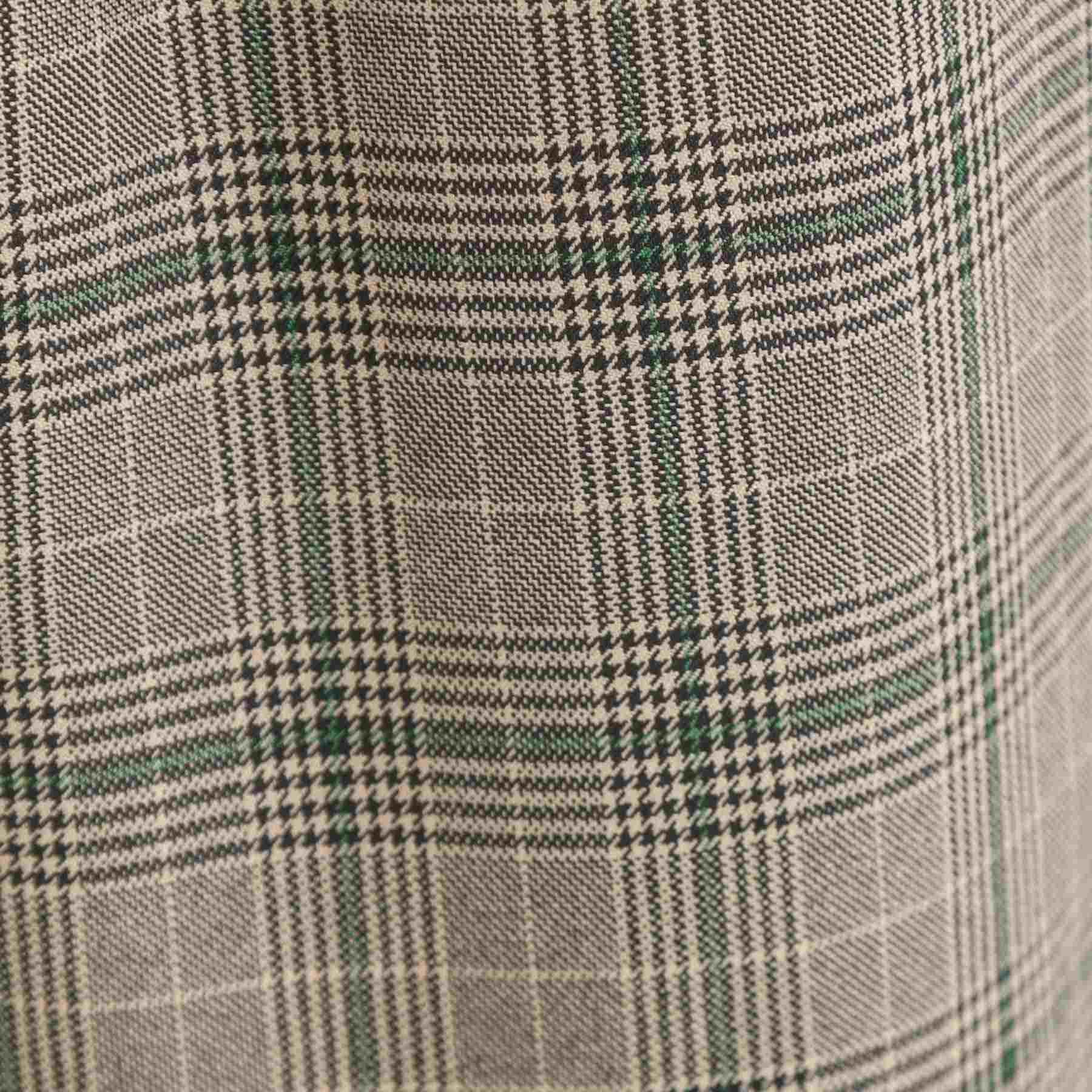 キューティーブロンド Cutie Blonde 【セットアップ可】チェック柄タックワイドパンツ （ブラウン(243)） ブラウン(243)