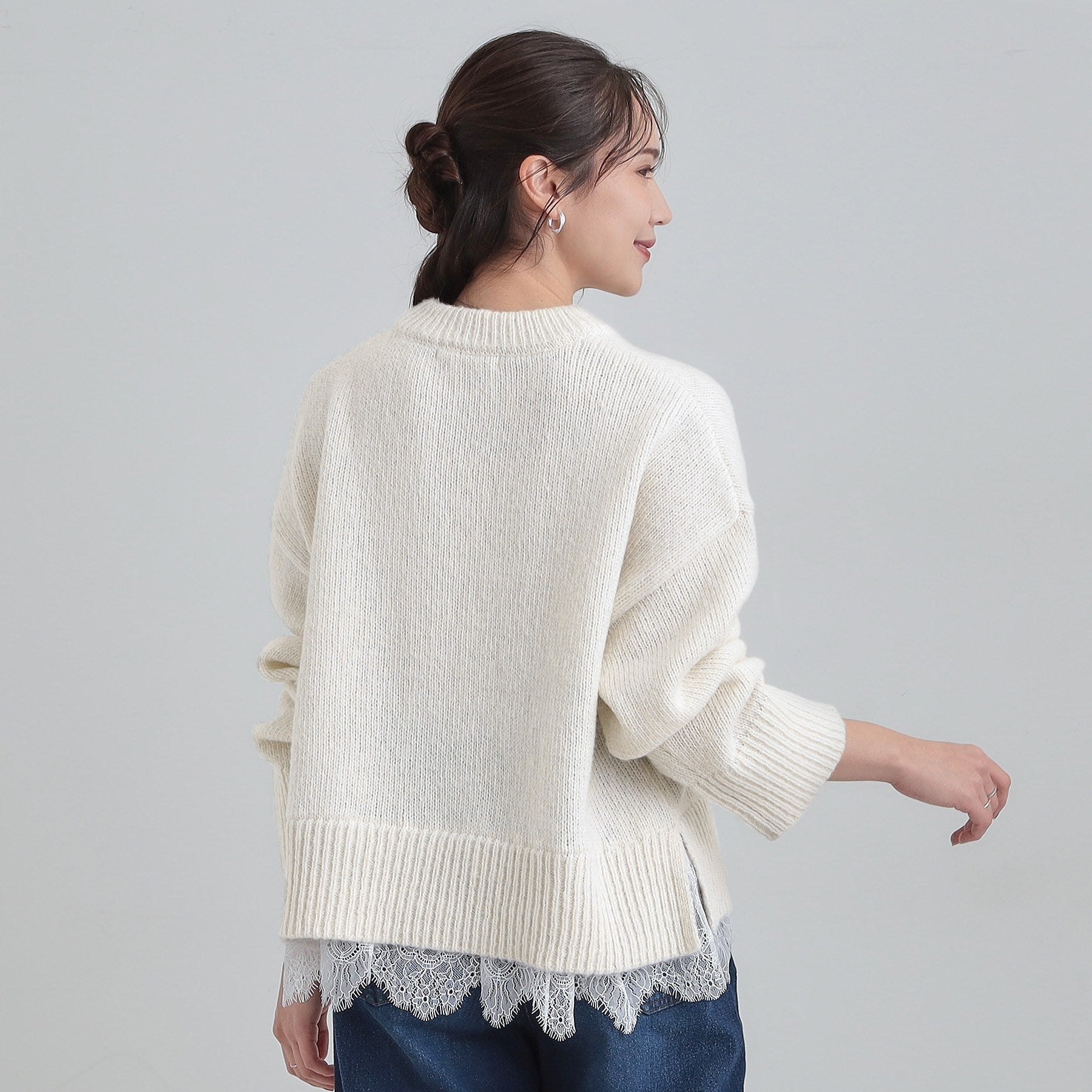 キューティーブロンド Cutie Blonde レースラメニット （チャコールグレー(013)） チャコールグレー(013)