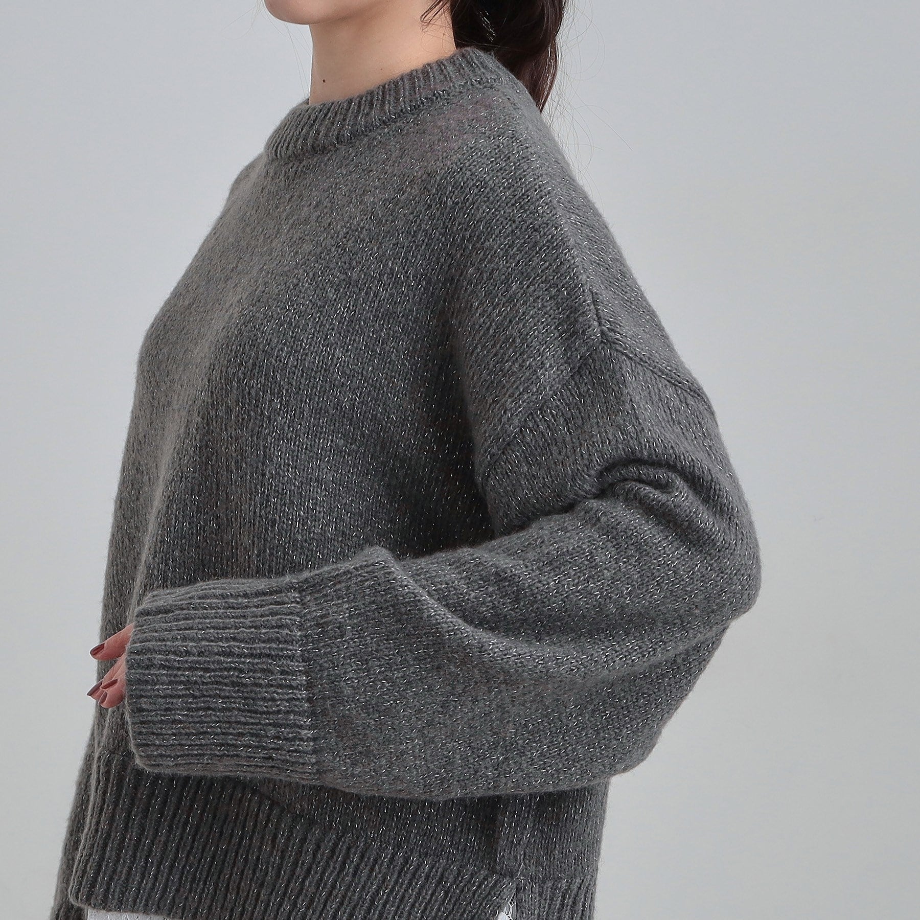 キューティーブロンド Cutie Blonde レースラメニット （チャコールグレー(013)） チャコールグレー(013)