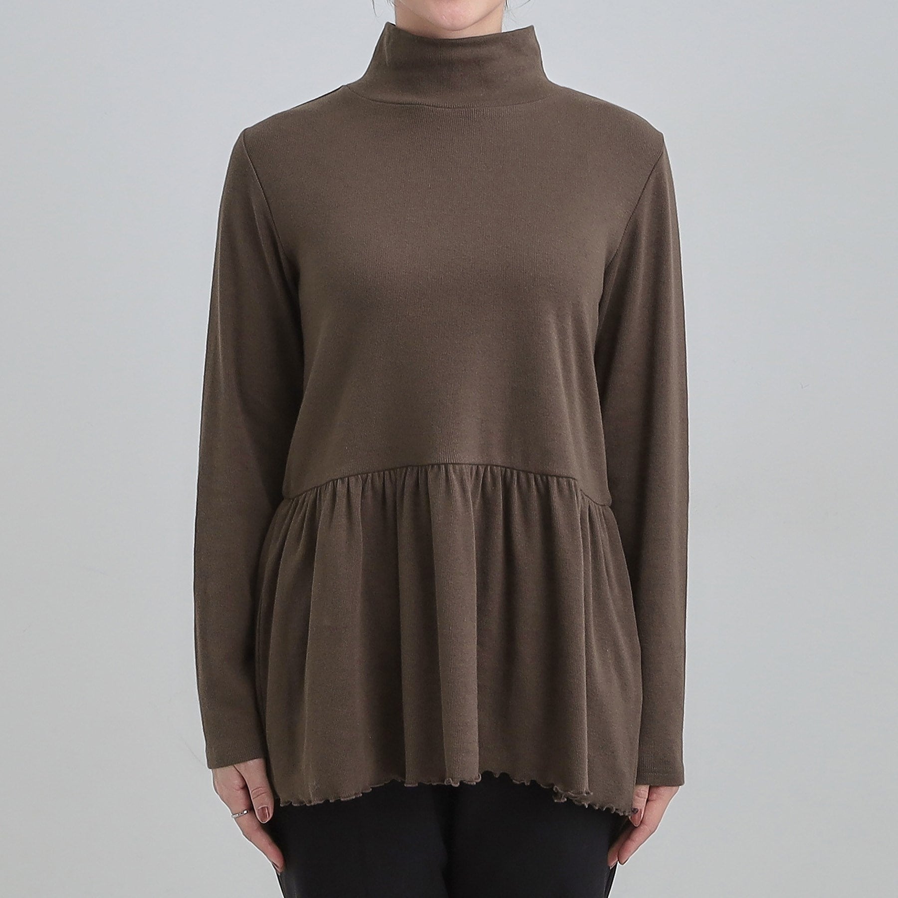 キューティーブロンド Cutie Blonde ペプラムリブトップス （オフホワイト(003)） オフホワイト(003)