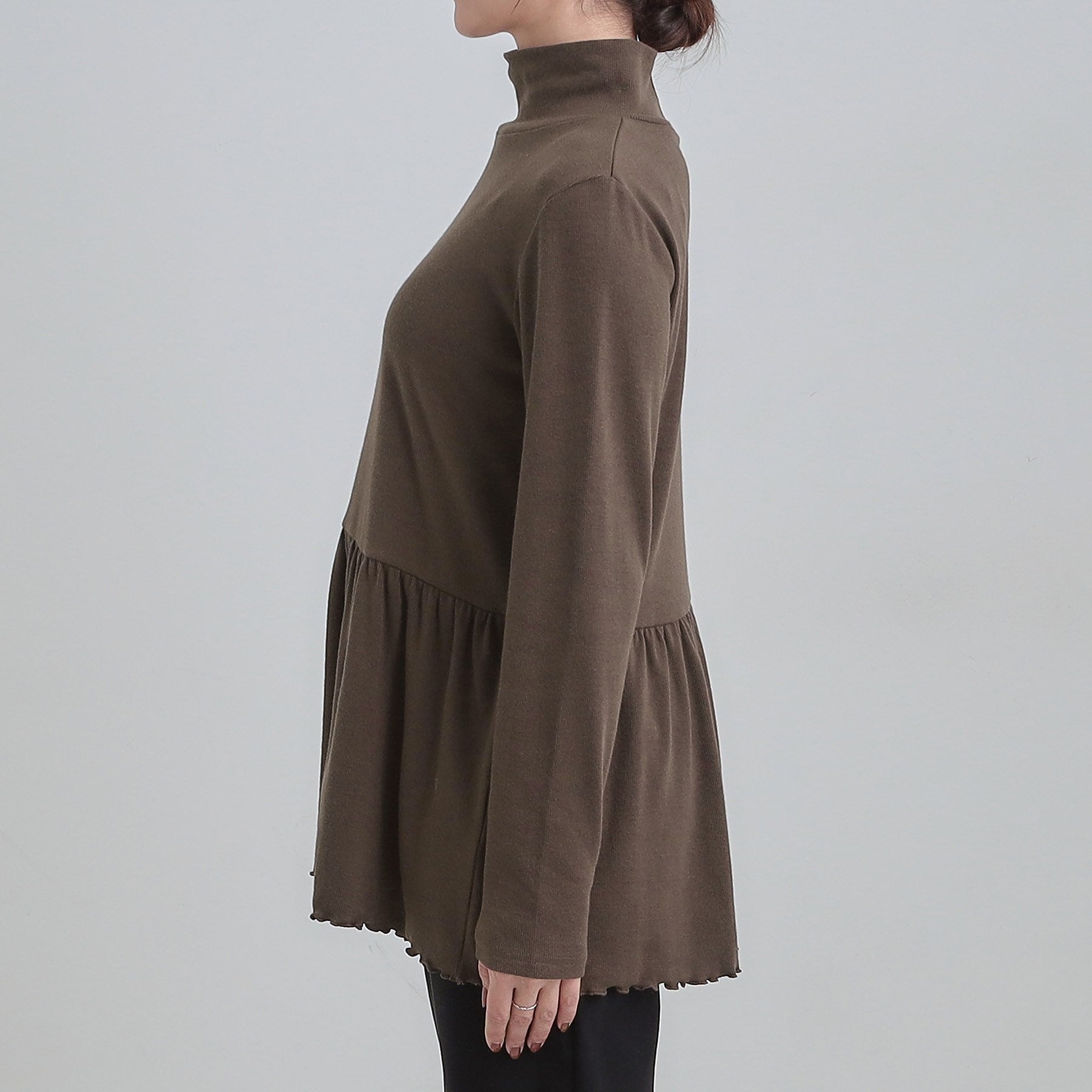 キューティーブロンド Cutie Blonde ペプラムリブトップス （オフホワイト(003)） オフホワイト(003)